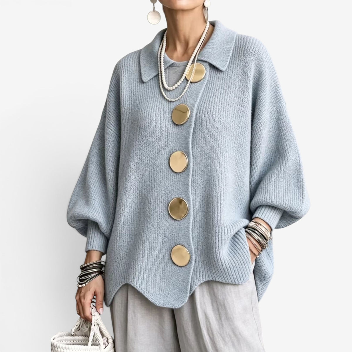 Chona™ Oversized knit cardigan sweater