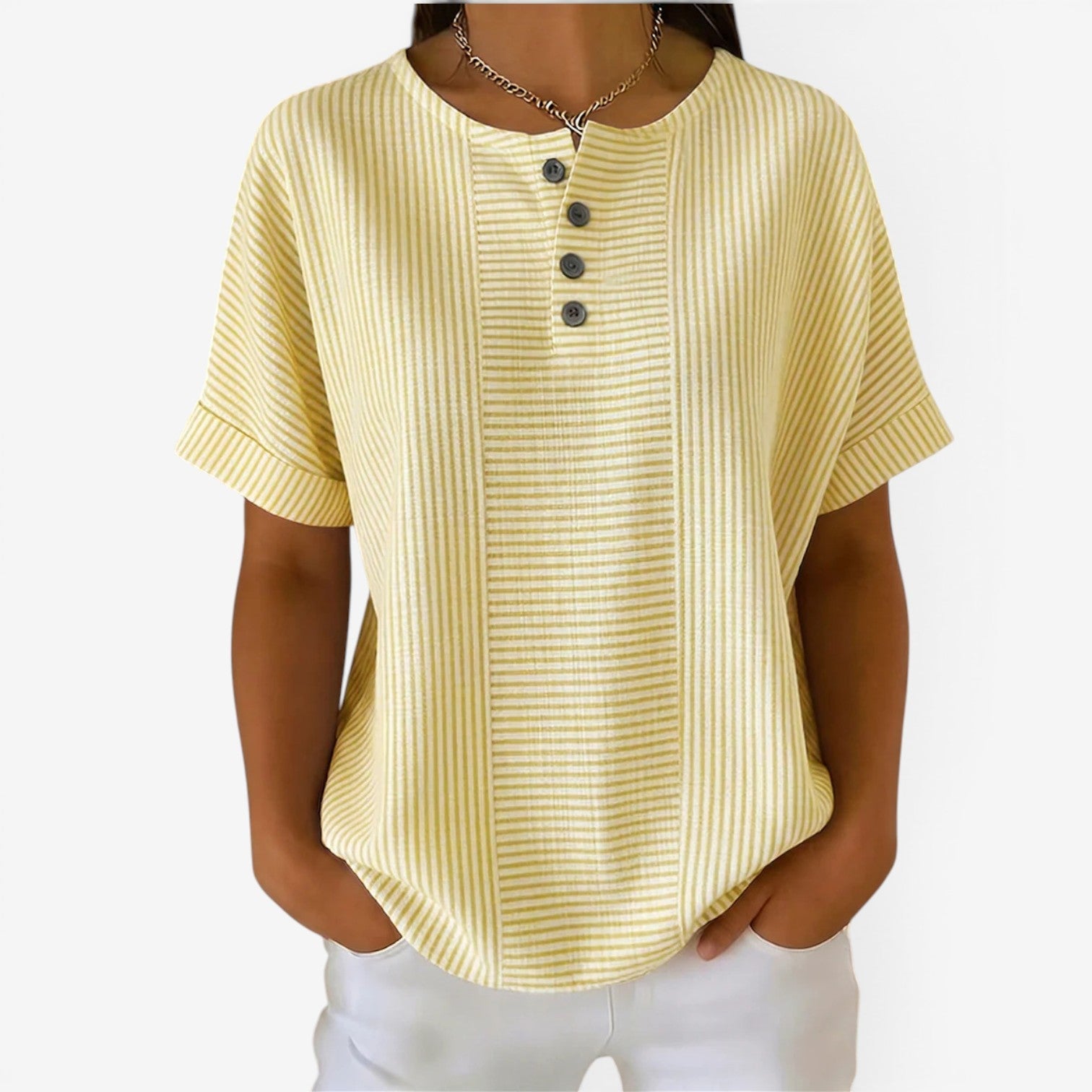Danica™ Casual striped blouse