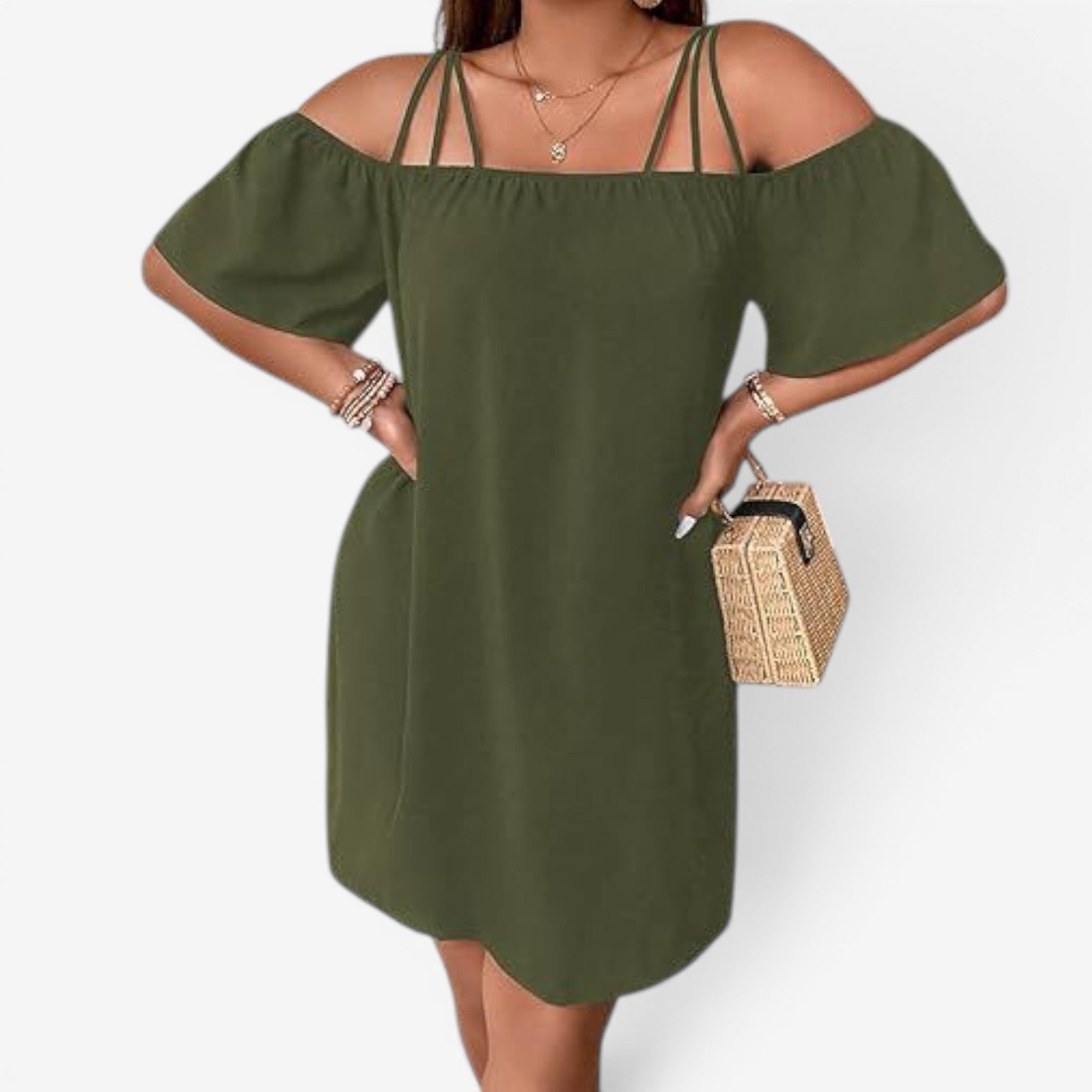 Jenina™ Short off-shoulder dress