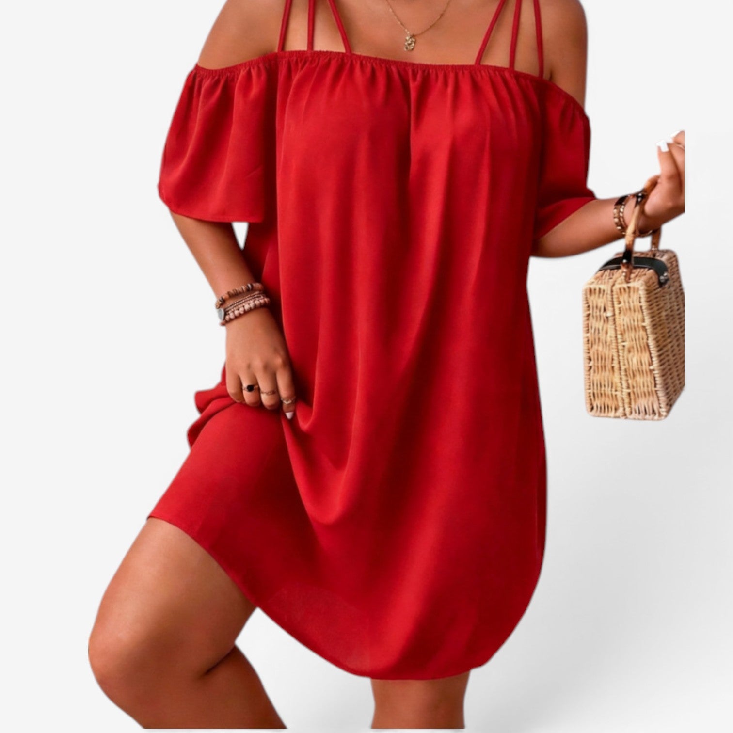 Jenina™ Short off-shoulder dress