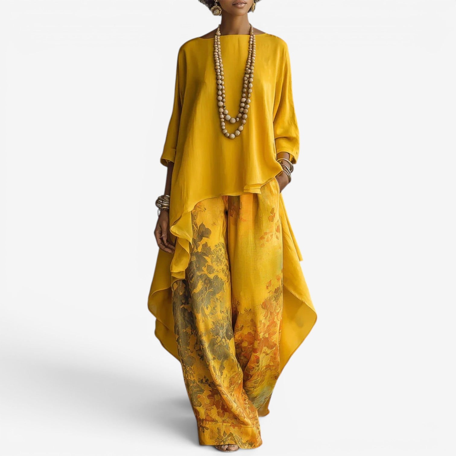 Quira™ Two-piece blouse set