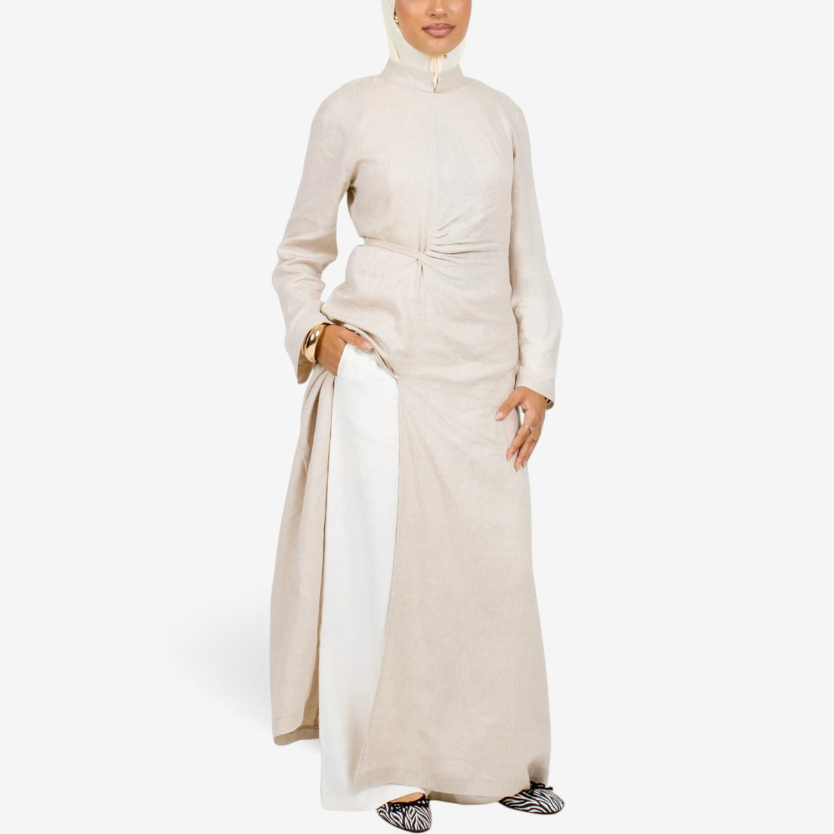 Yasmine™ Wrap-Front Tunic Set