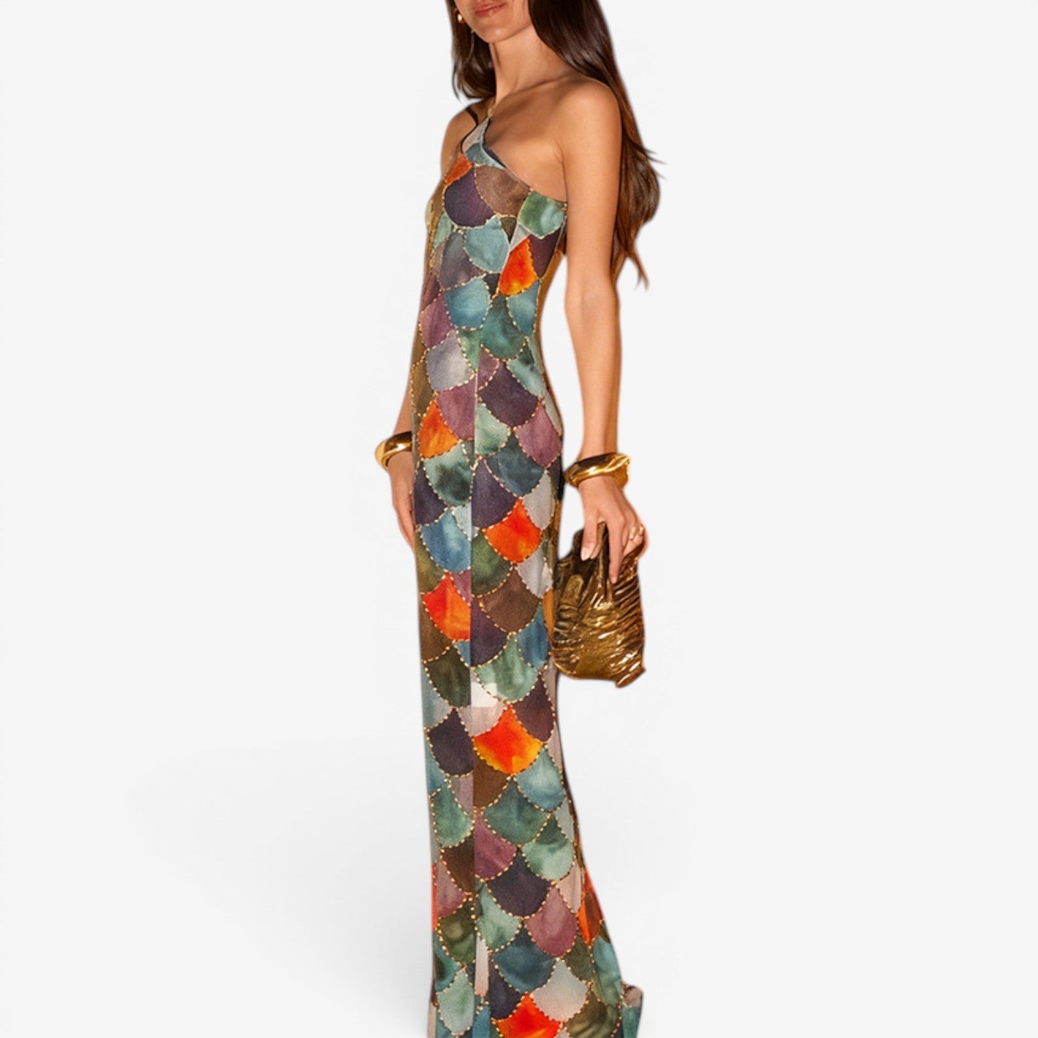 Rylee™ Long printed dress