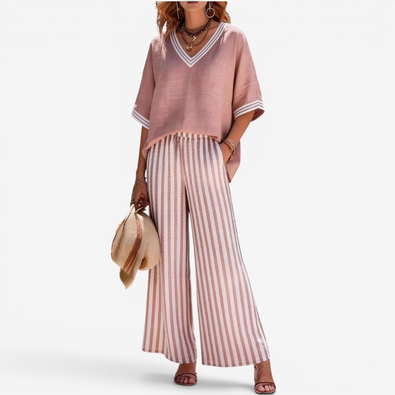 Cephora™ Striped trouser set