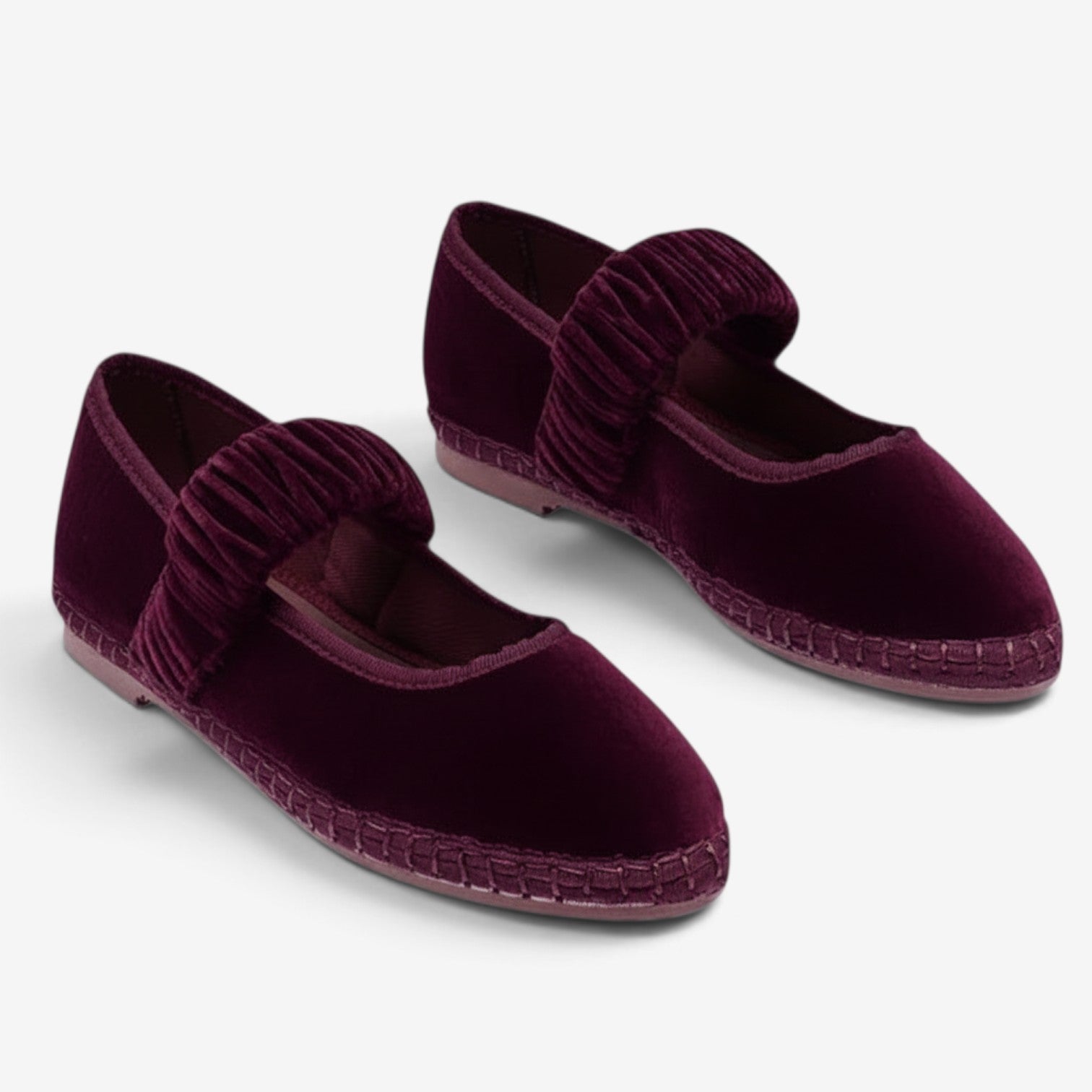 Ellina™ Velvet ballet flats