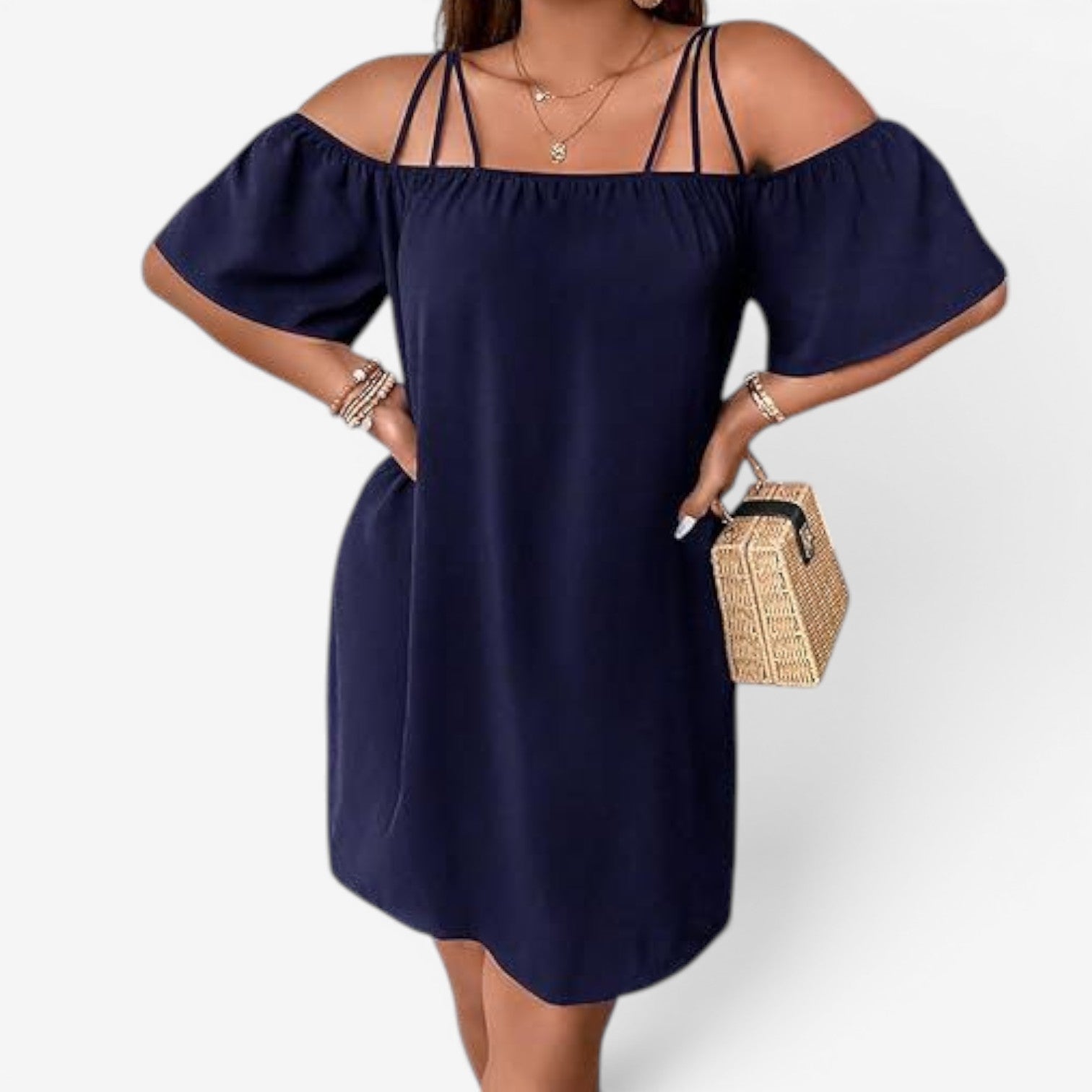 Jenina™ Short off-shoulder dress