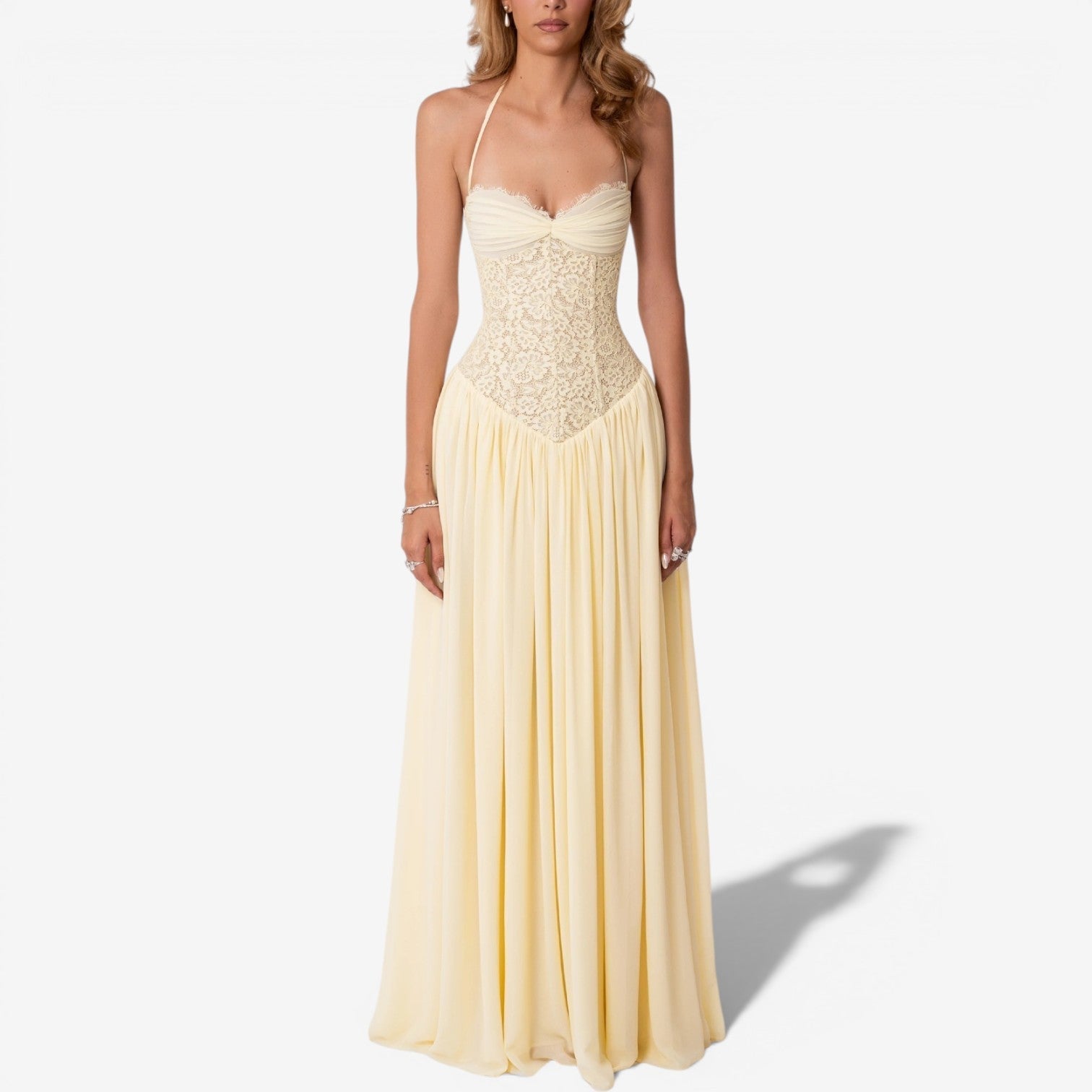 Audriana™ Long chiffon dress