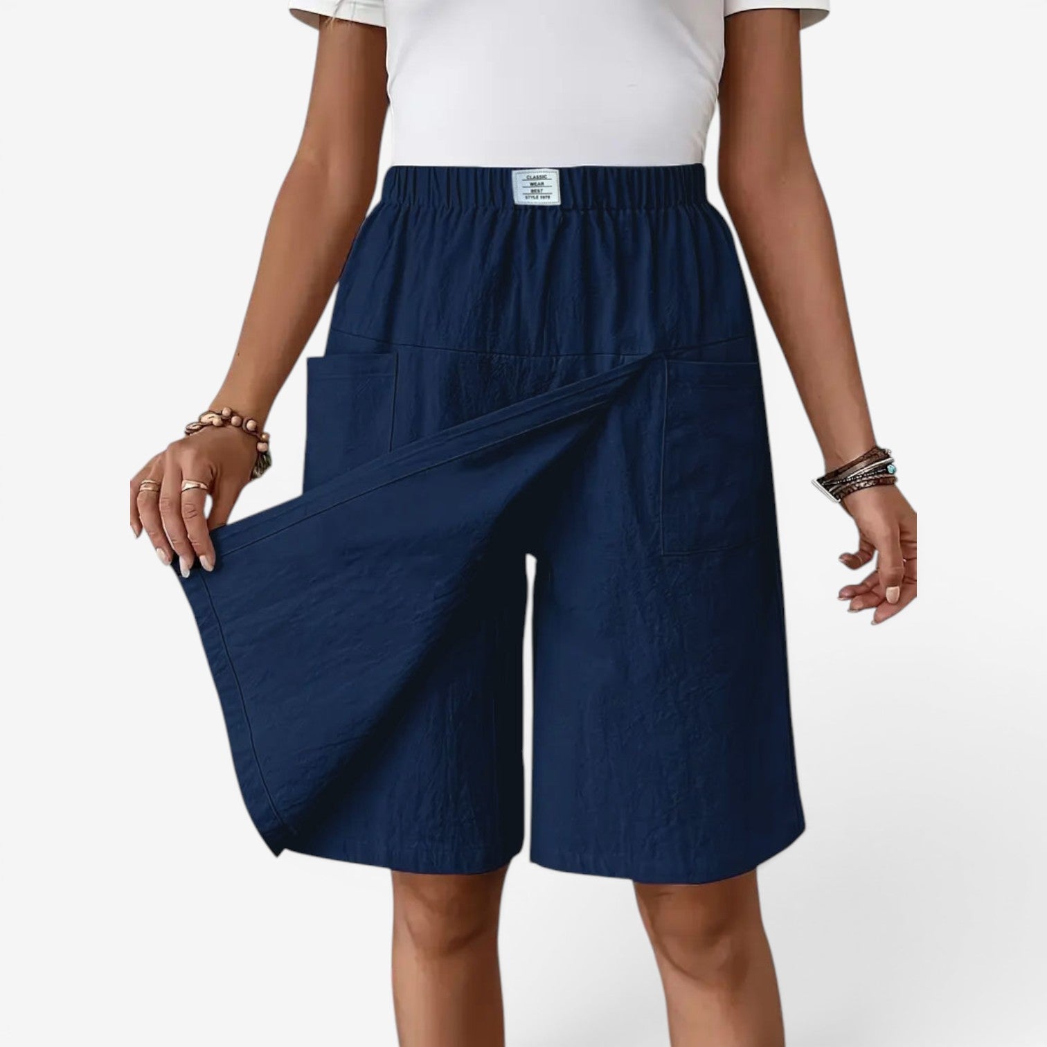 Zabrina™ Wide-leg layered skirt