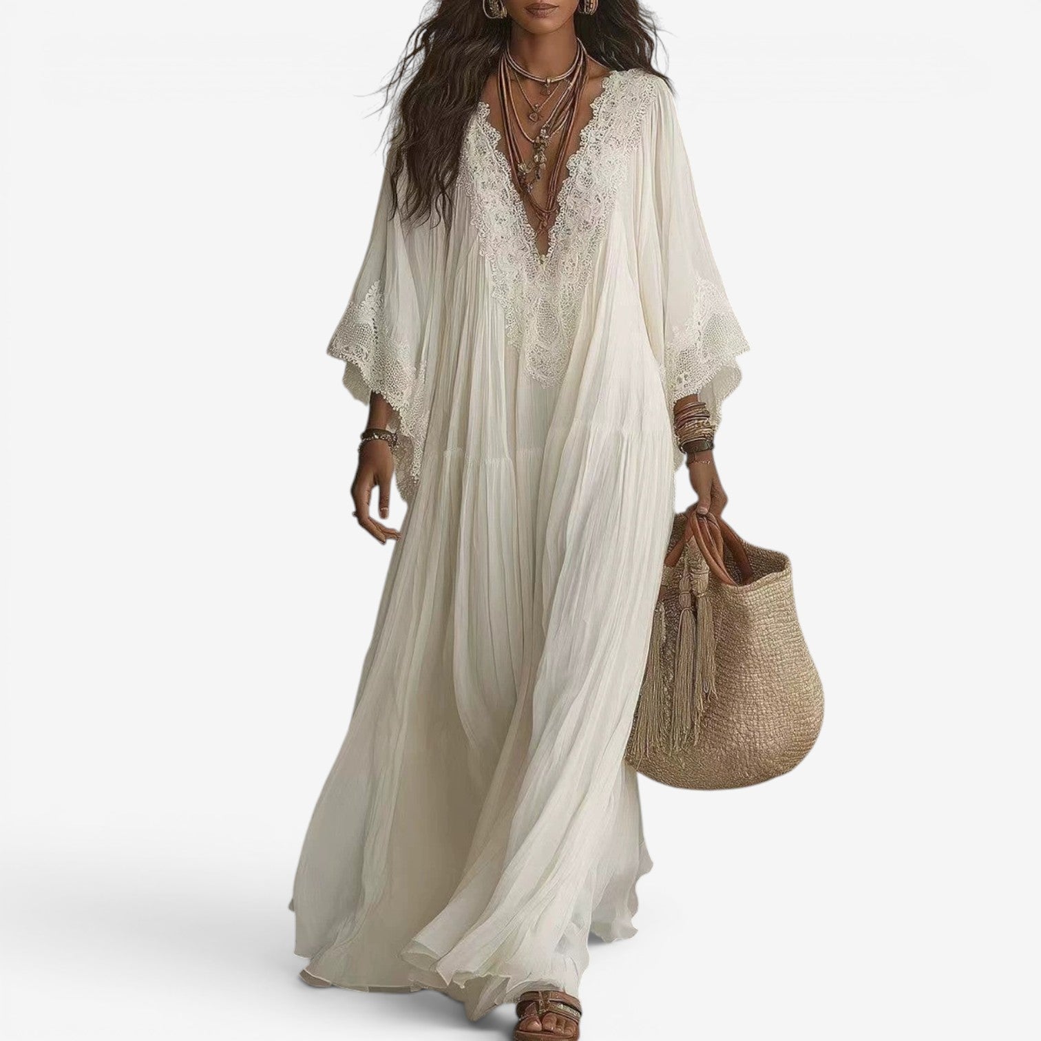 Abby™ Long caftan style dress
