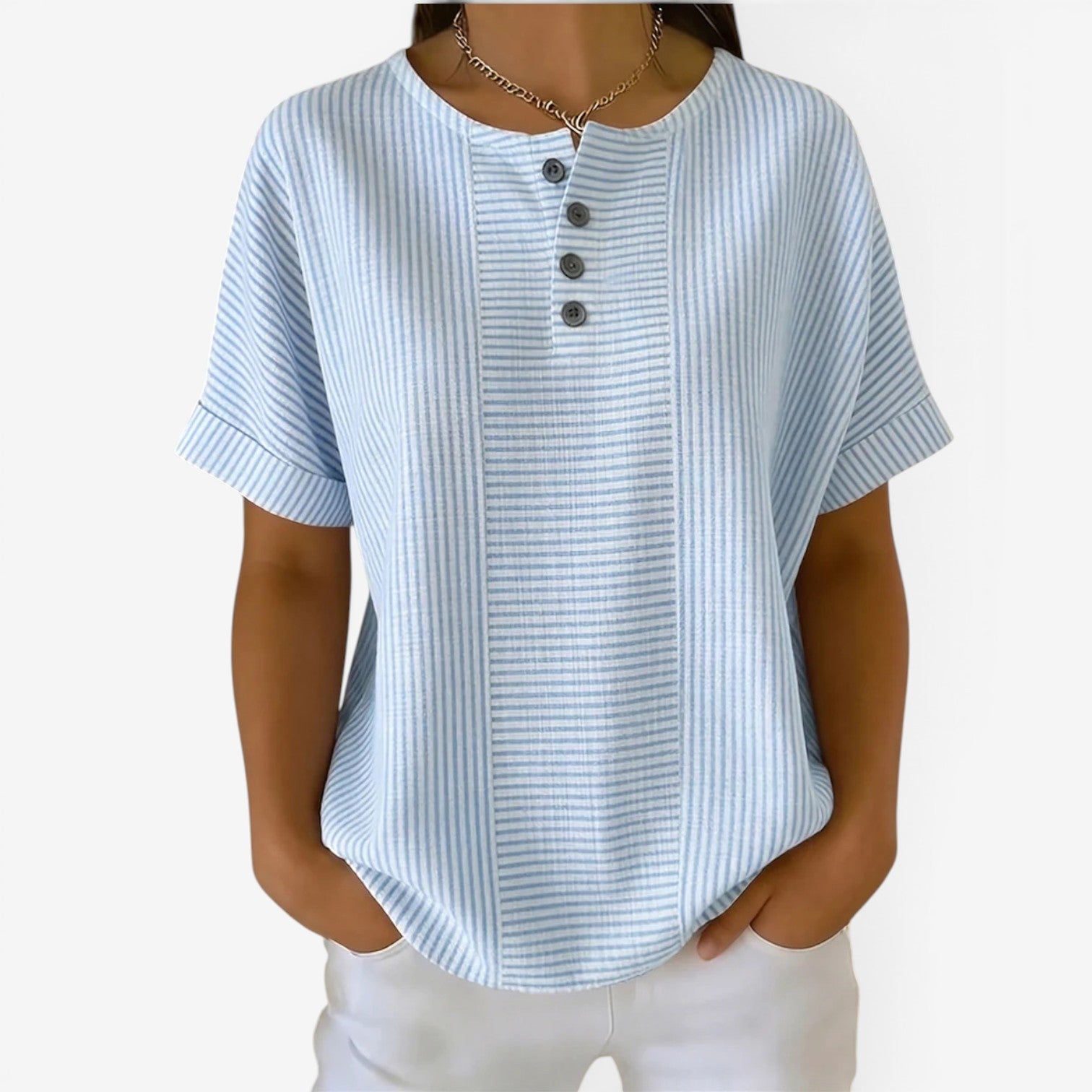Danica™ Casual striped blouse