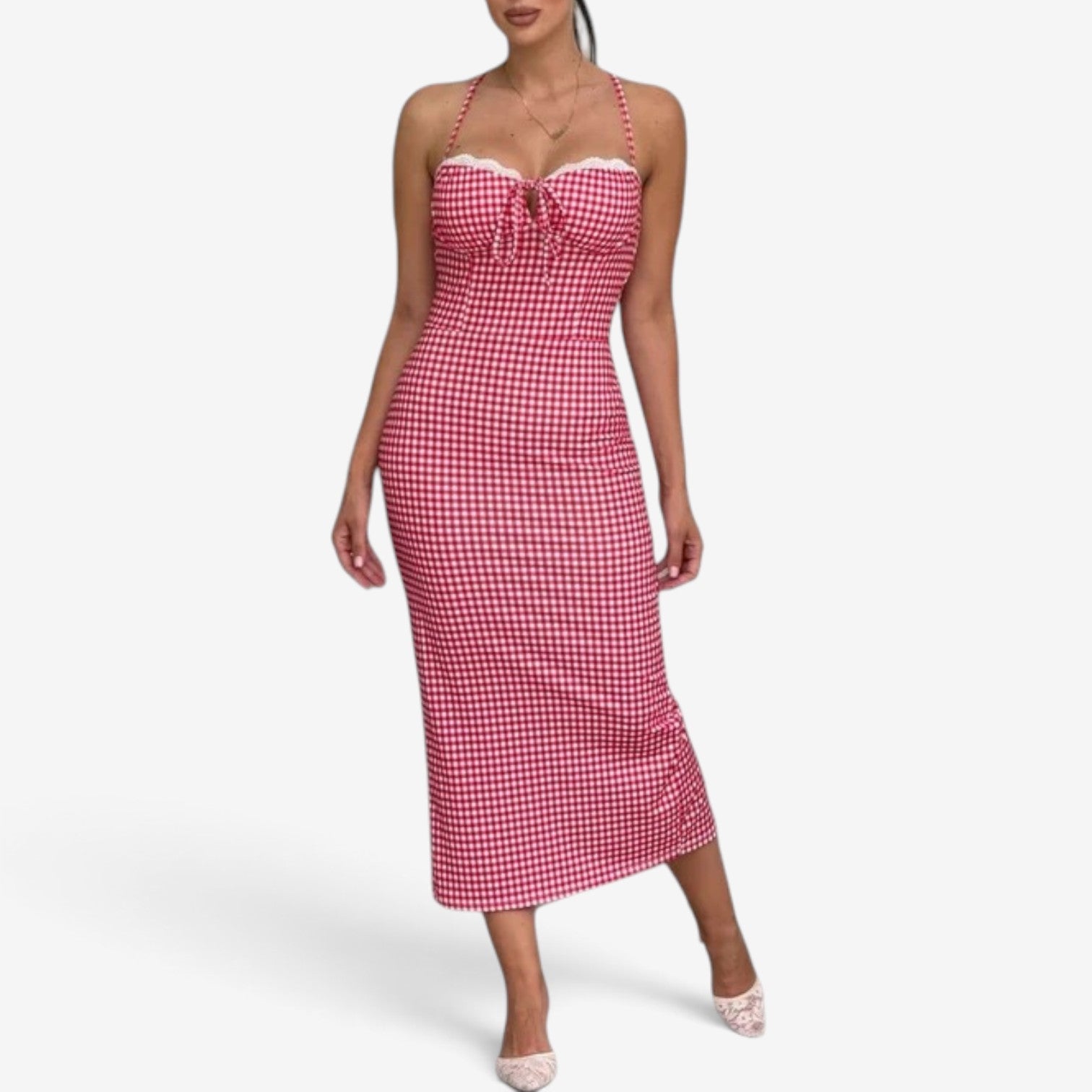 Cleona™ Midi dress with straps