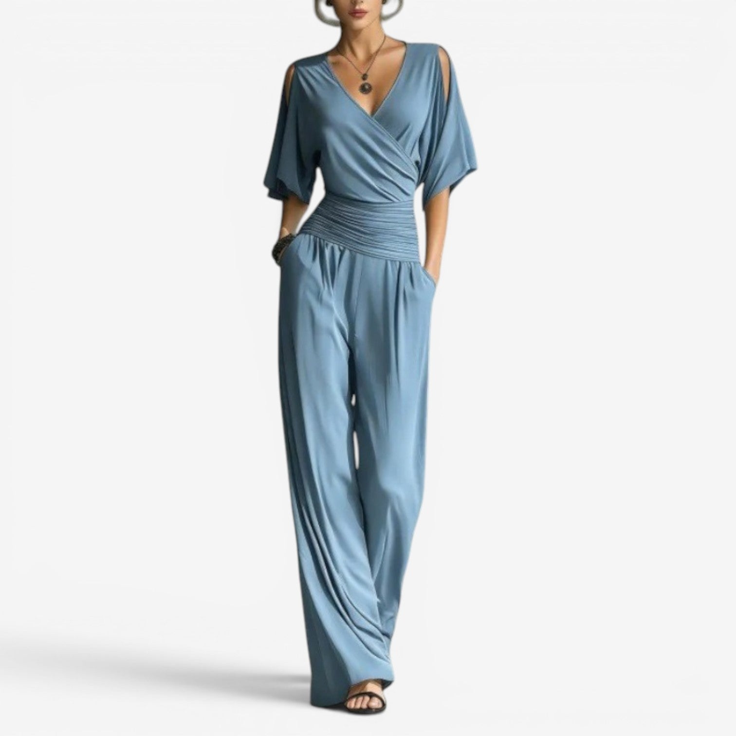 Cherryl™ Off shoulder jumpsuit