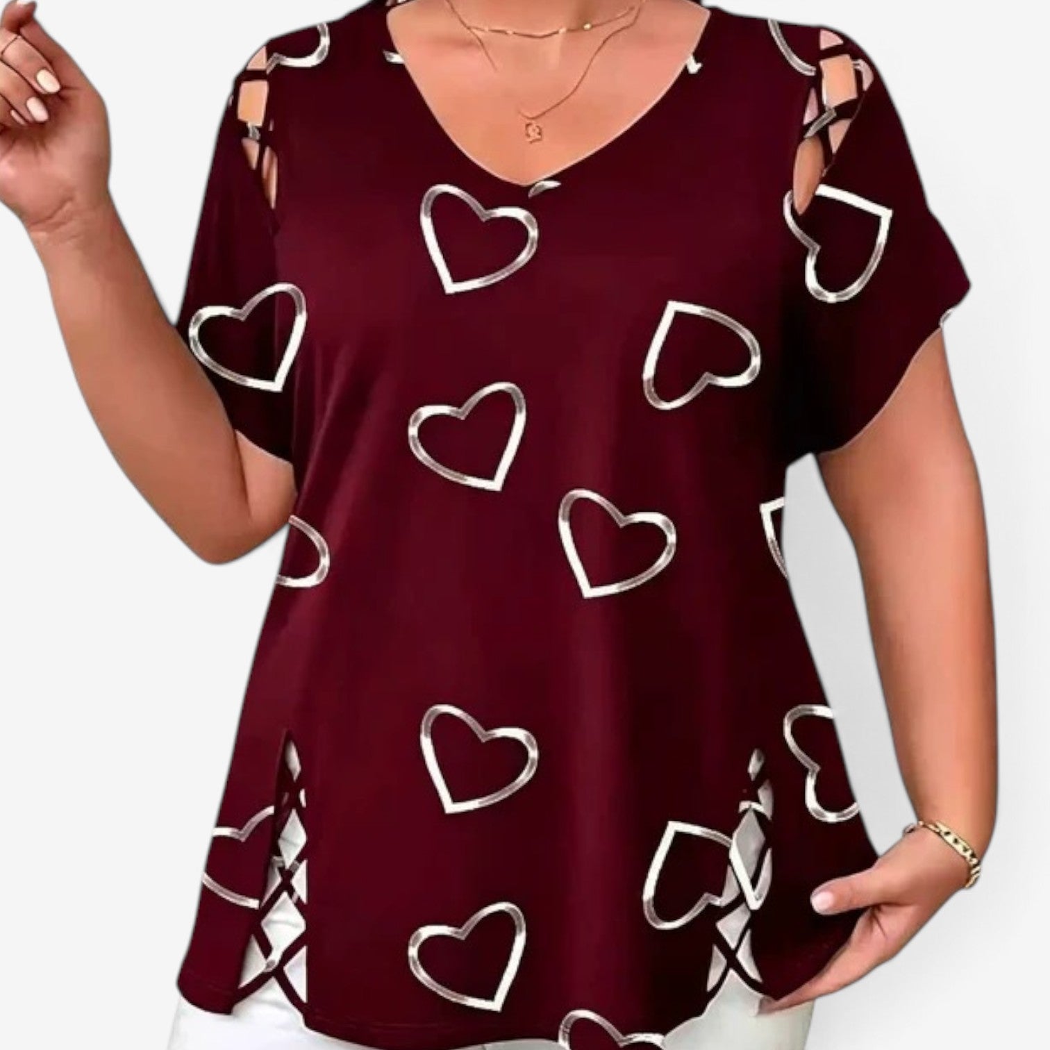 Jollie™ Heart print top