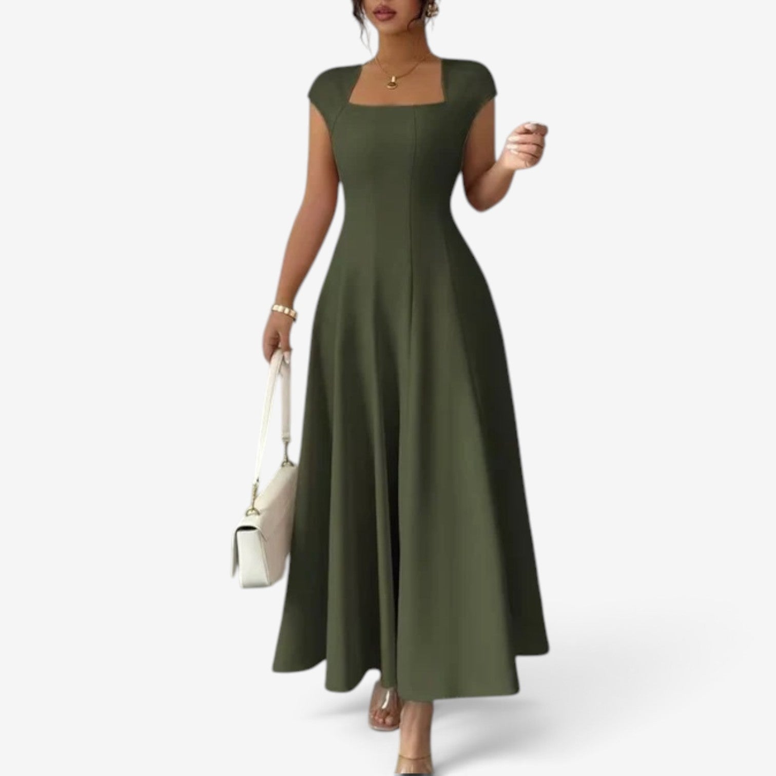Betina™ Long flared dress