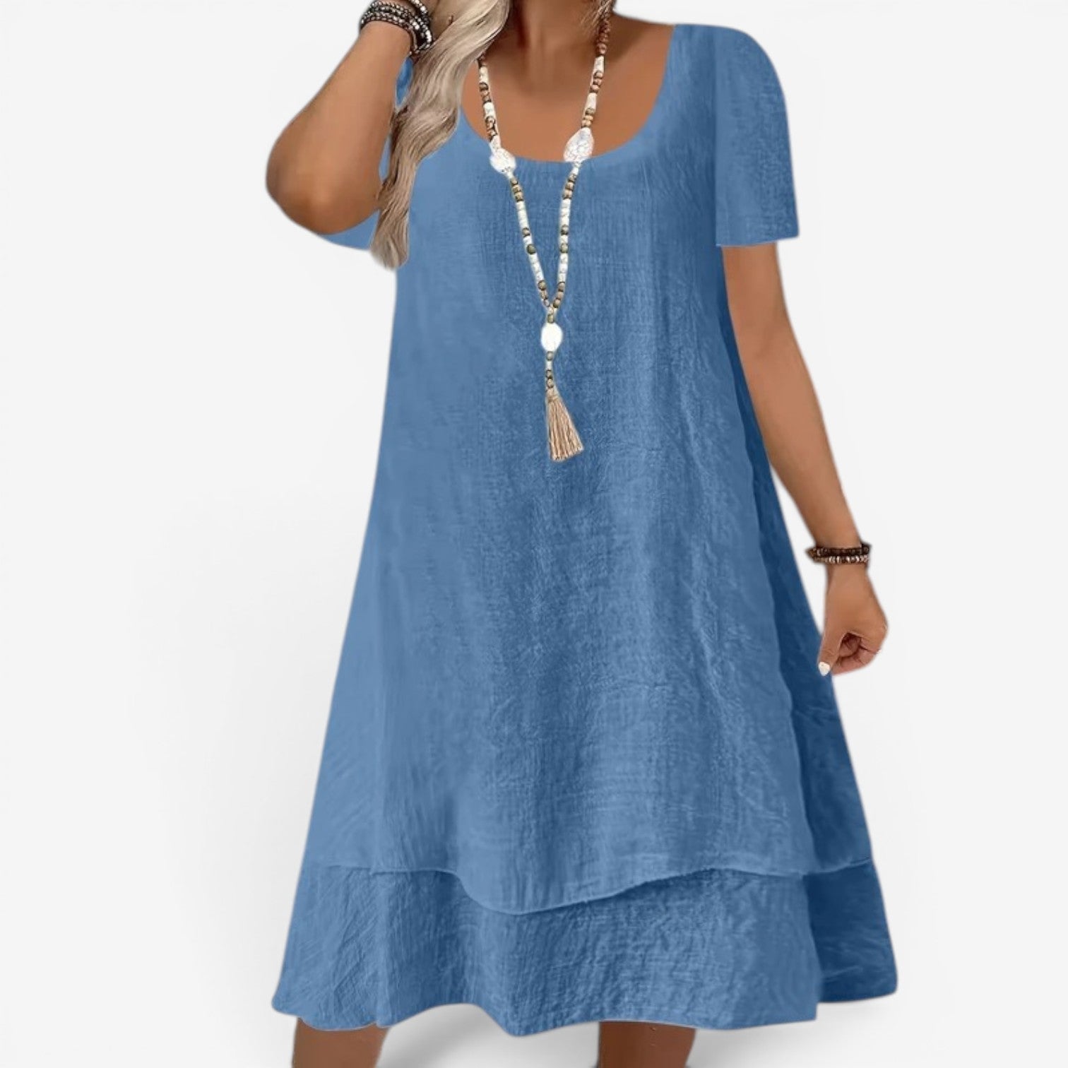 Elliane™ Midi dress with sleeves