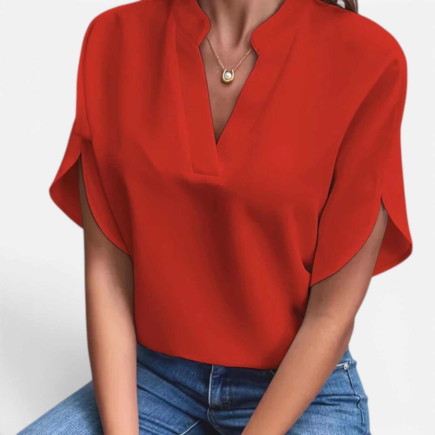 Jewel™ V-neck blouse