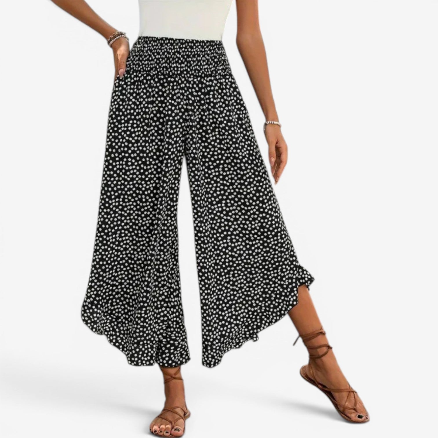 Ceffy™ Wide leg trousers