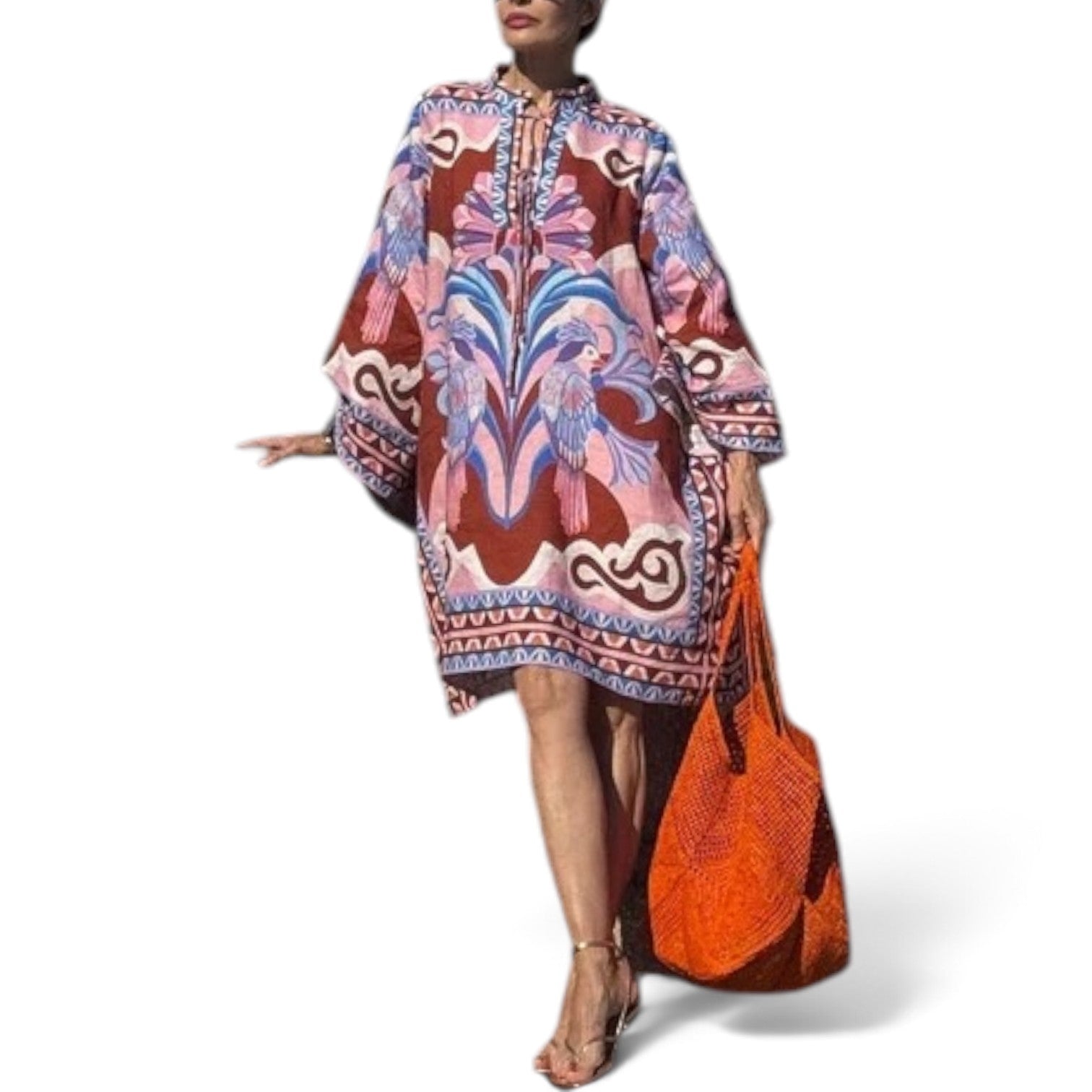 Klaudy™ Short Kaftan Dress