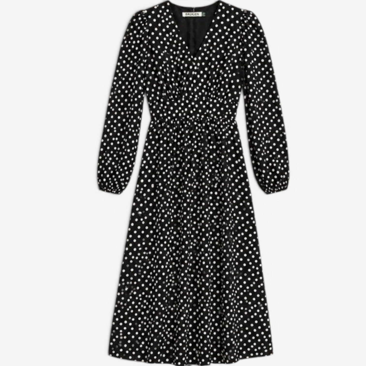 Daeya™ Polka dot midi dress