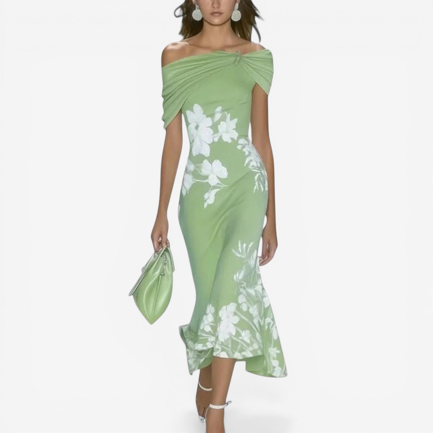 Glaiza™ Floral midi dress