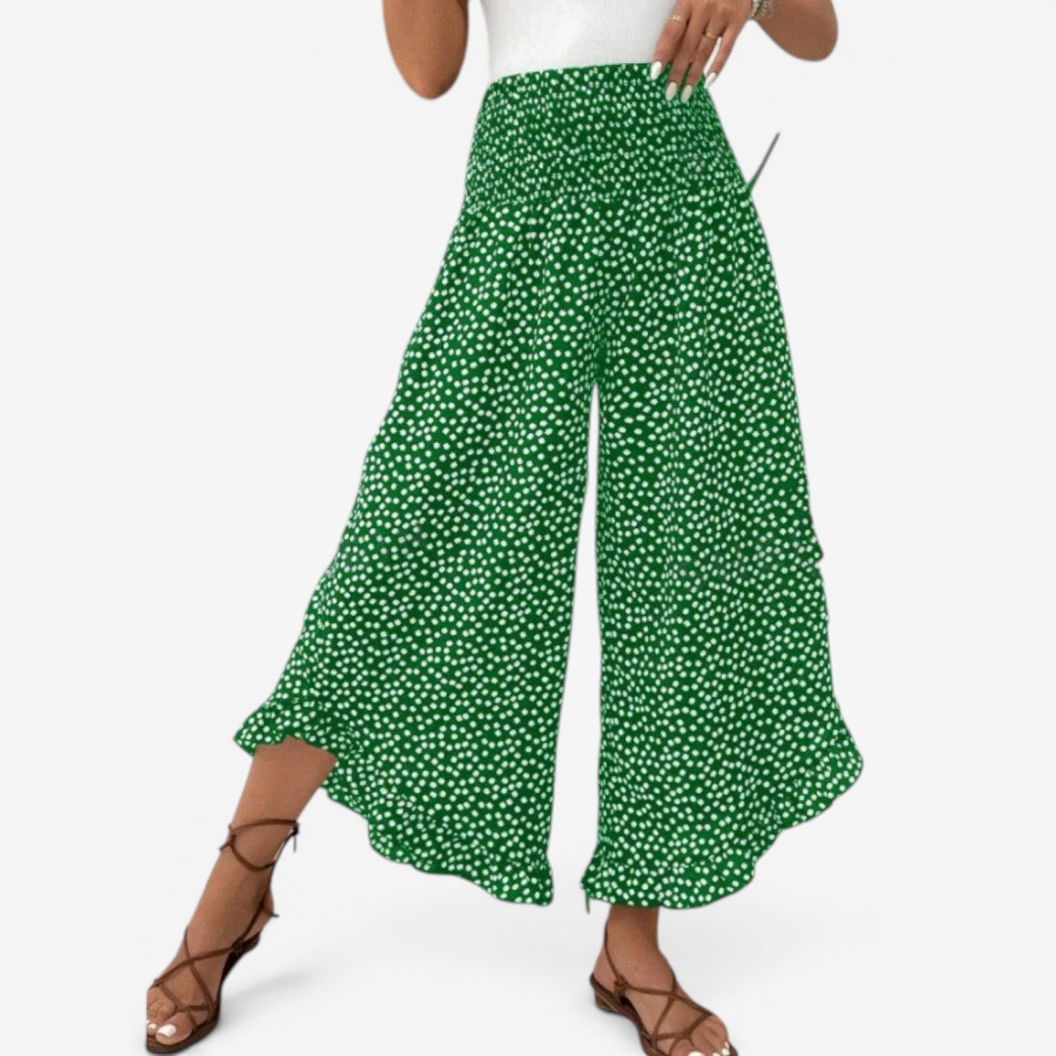 Ceffy™ Wide leg trousers