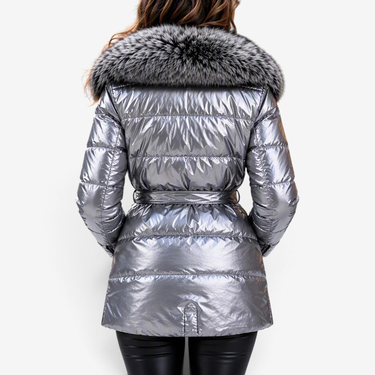 Natalia™ Quilted Fur-Trim Winter Jacket