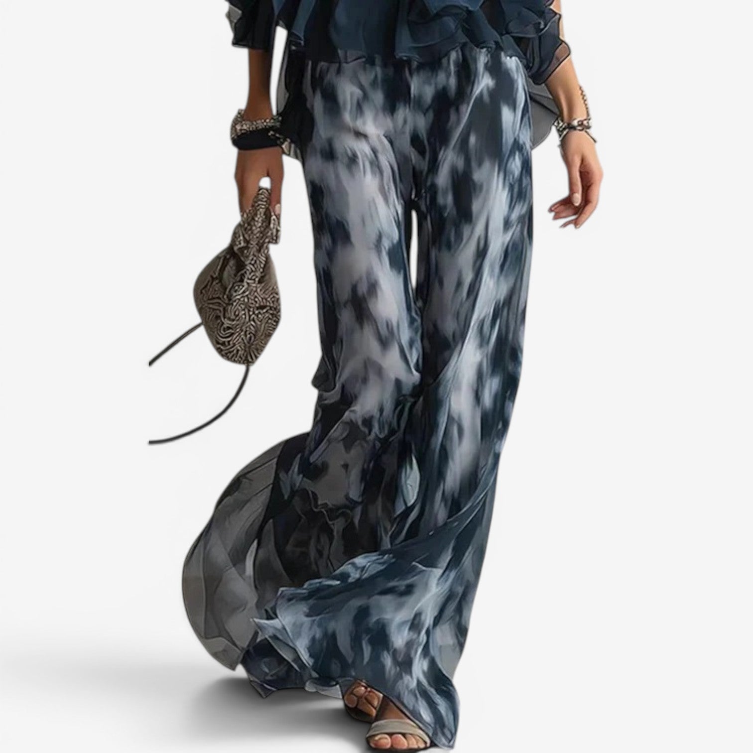 Marianne™ Complete pantsuit with ruffles