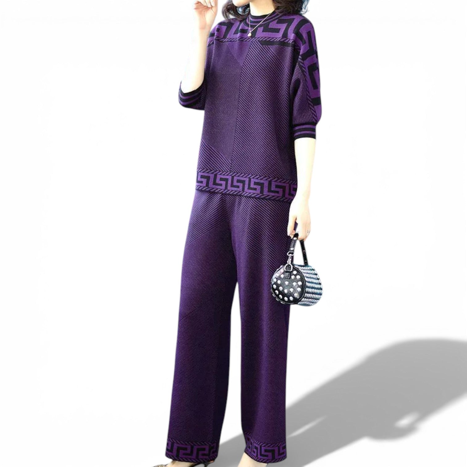 Paola™ Geometric Knit Set