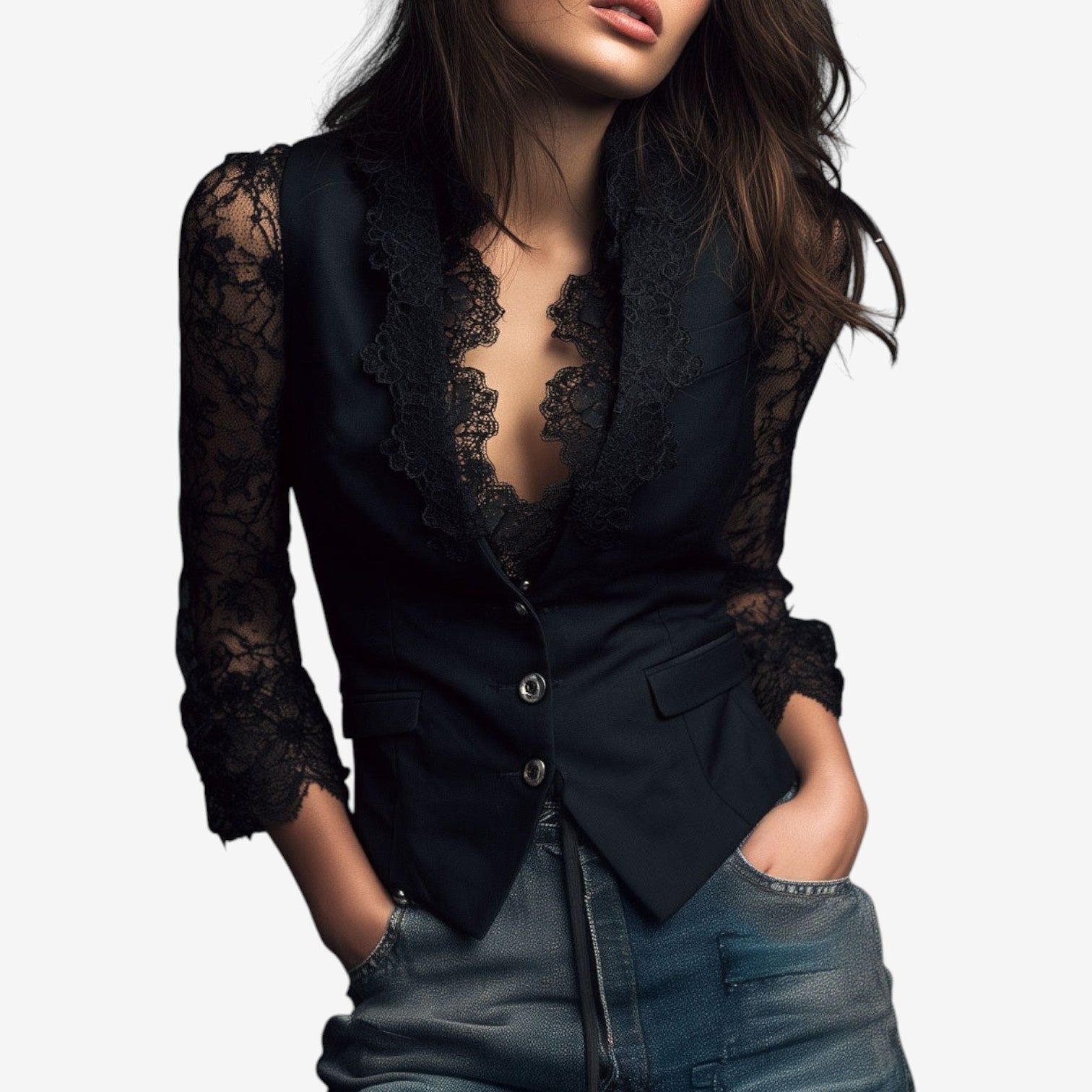 Arianna™ Luxe Neckline Blouse