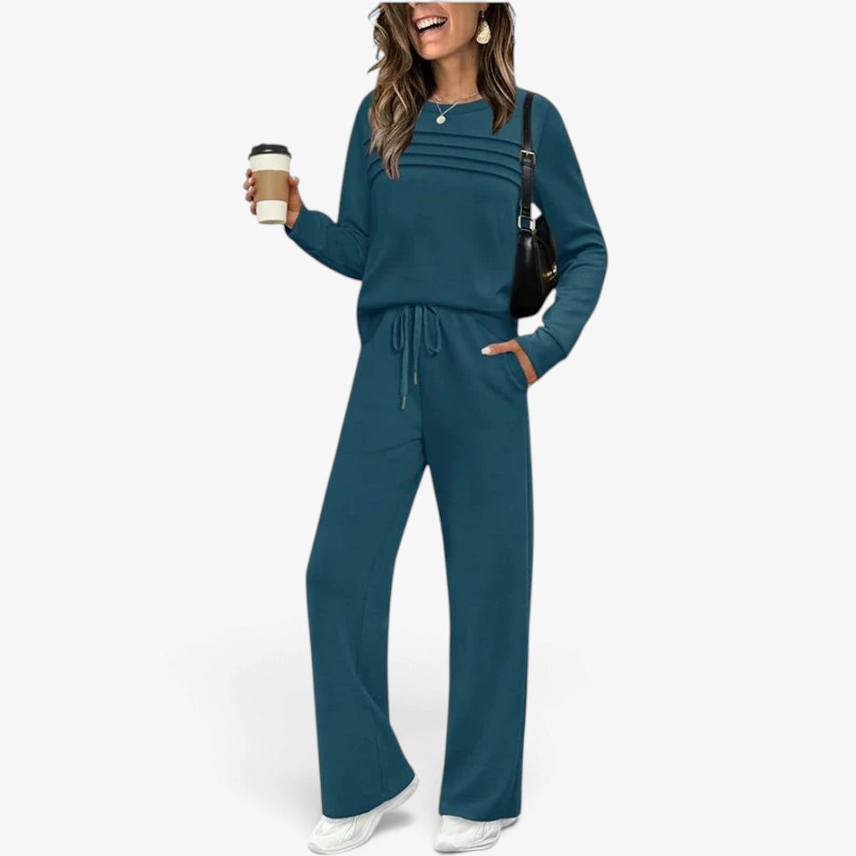 Nadine™ Relaxed Crew-Neck Set