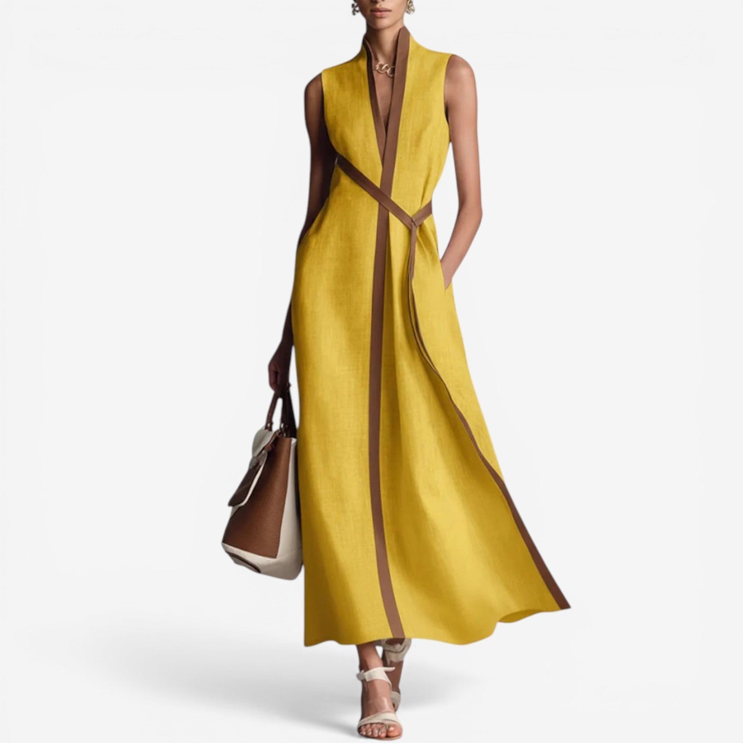 Allena™ Modern wrap dress