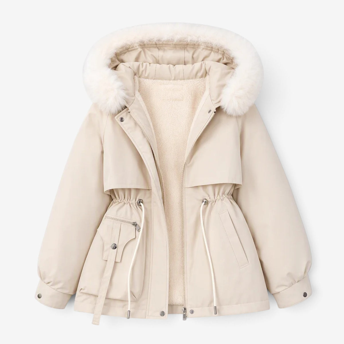 Sophia™ Faux Fur Hooded Parka