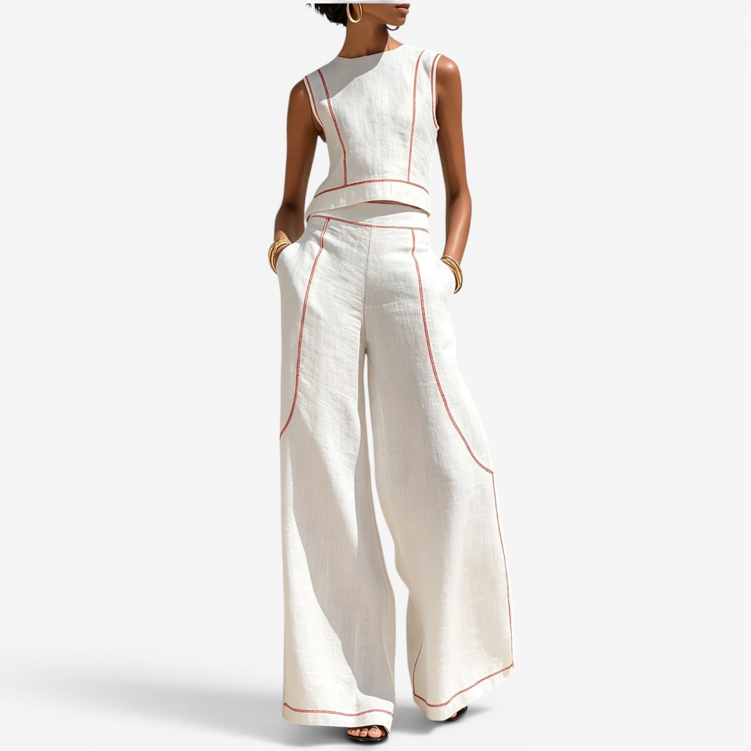 Aiah™ Linen coordinated set