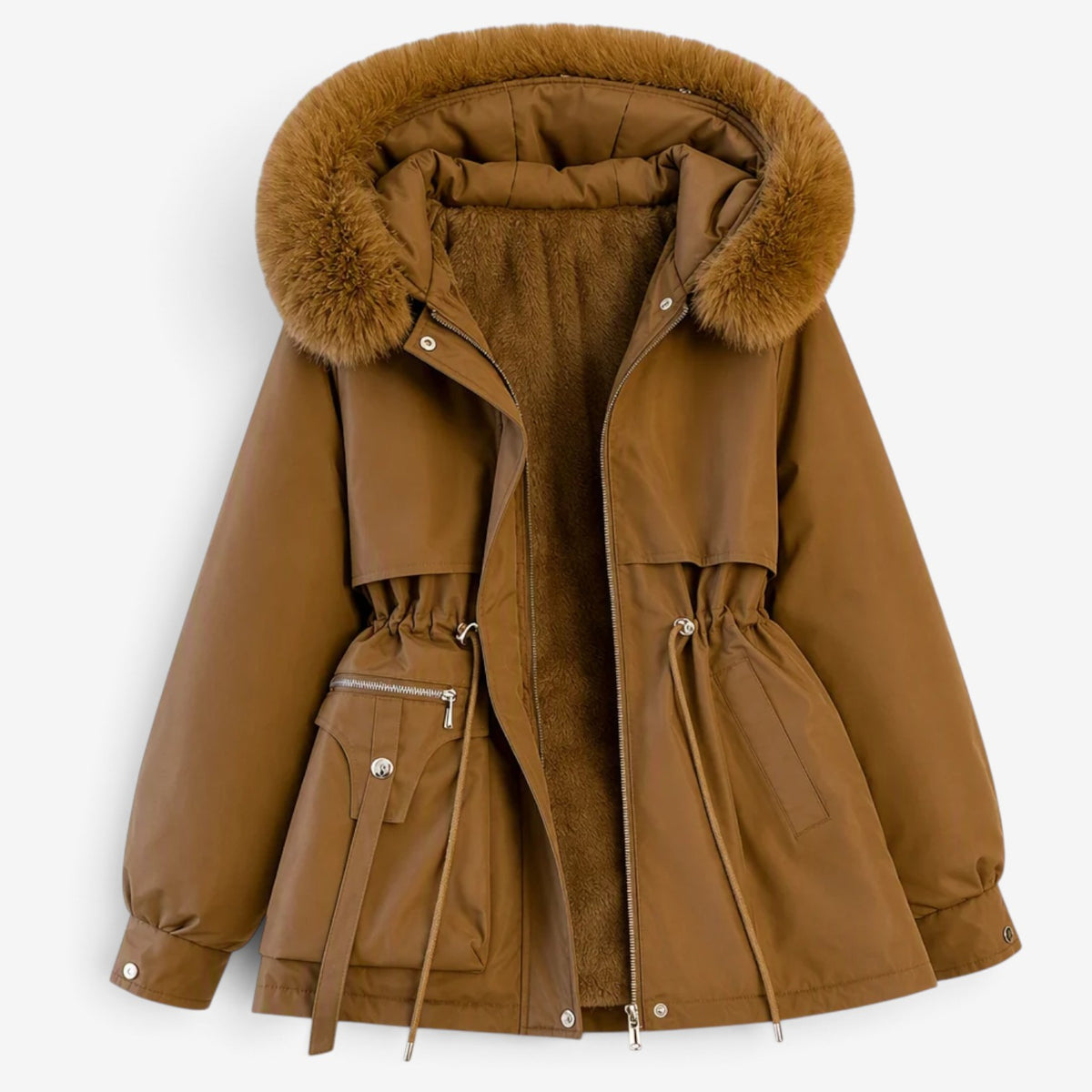 Sophia™ Faux Fur Hooded Parka
