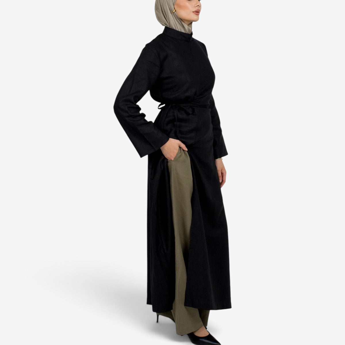 Yasmine™ Wrap-Front Tunic Set