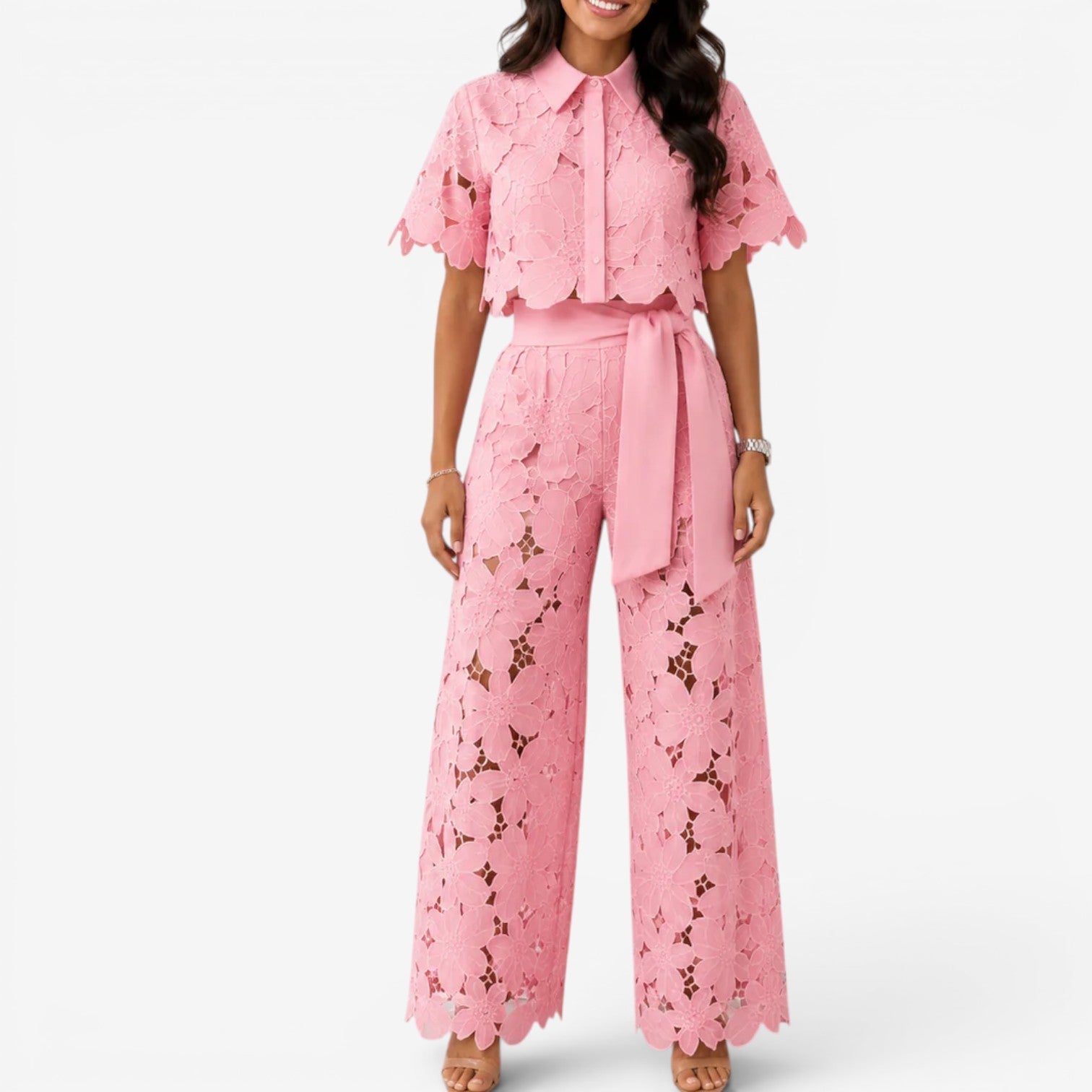 Gretchen™ Embroidered lace set