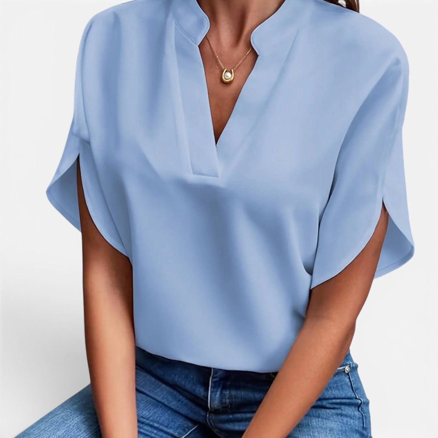 Jewel™ V-neck blouse