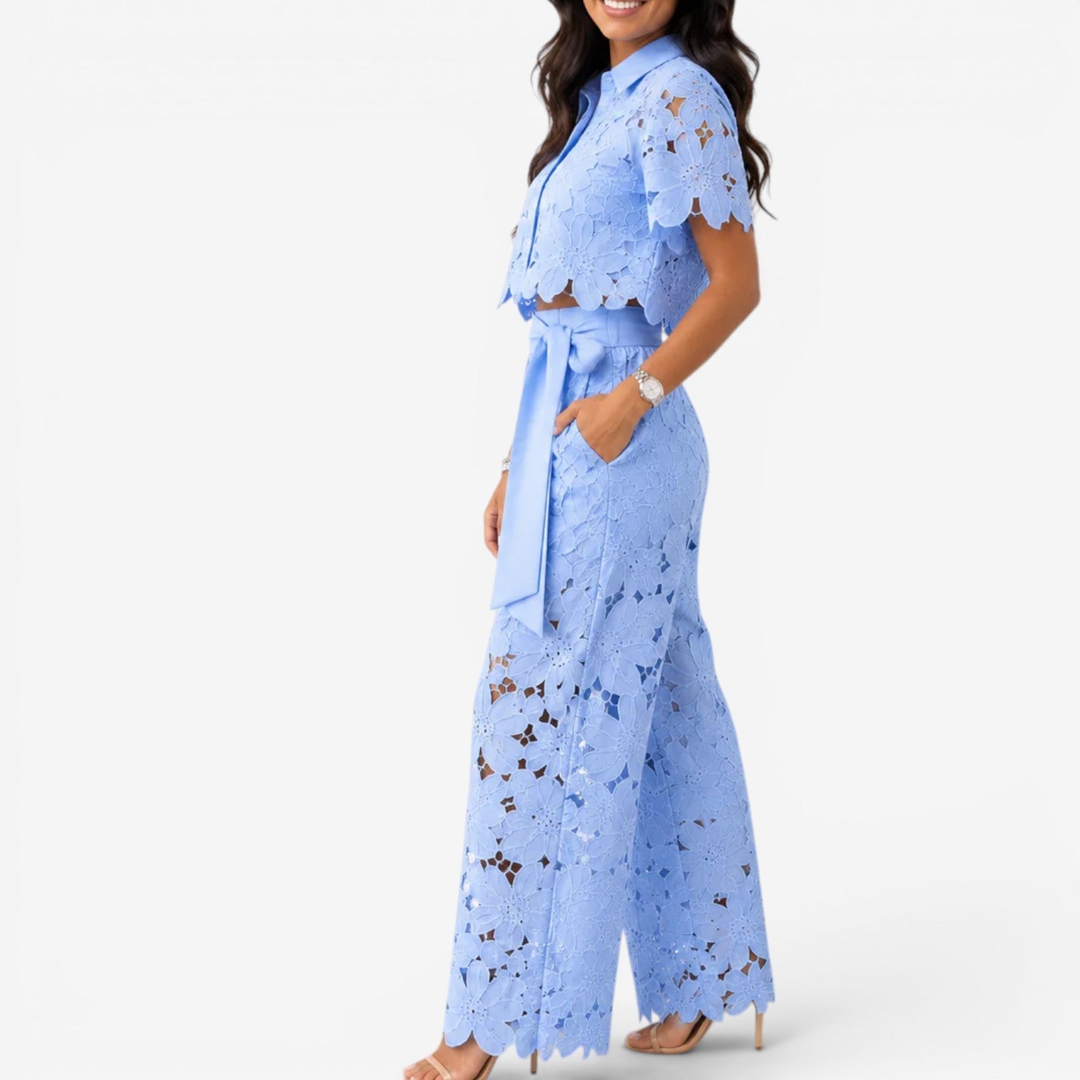 Gretchen™ Embroidered lace set
