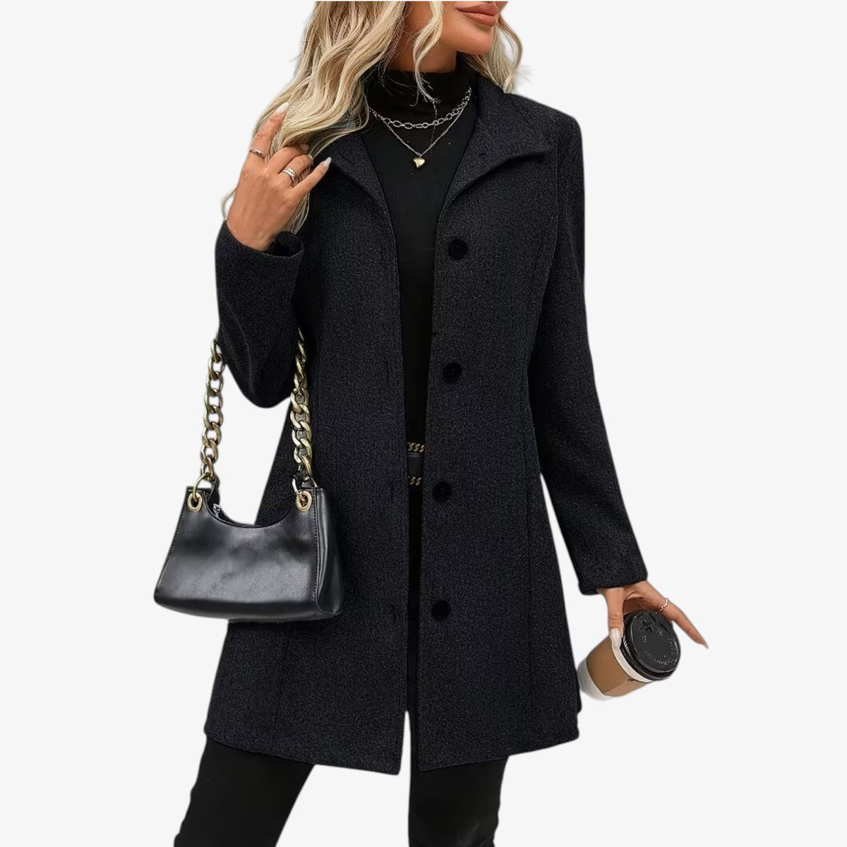Linnea™ Classic Notch-Collar Coat