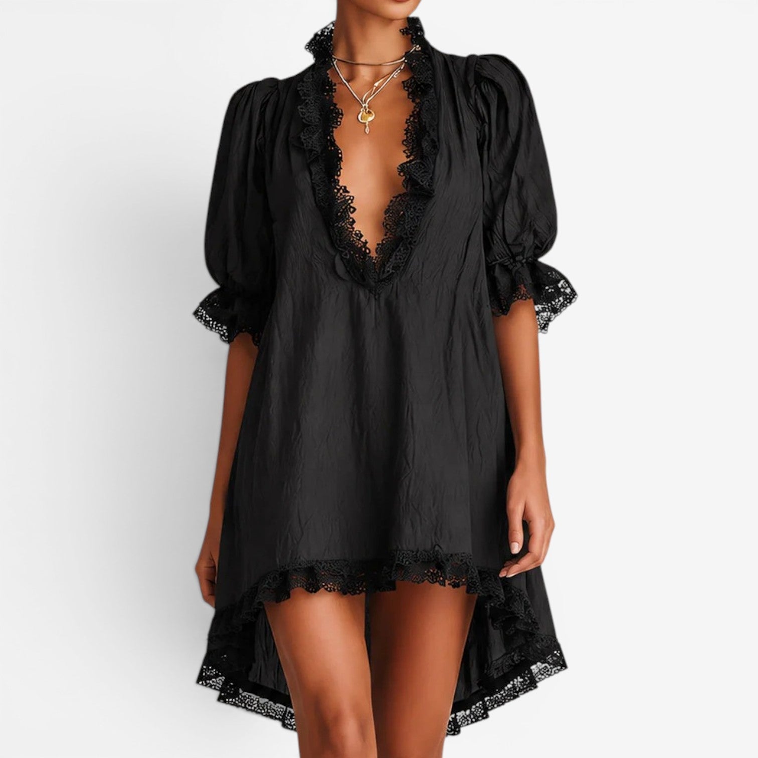Ranaya™ Short asymmetrical dress
