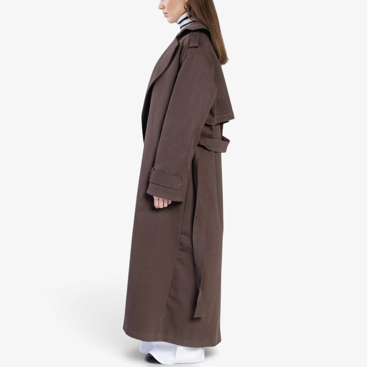 Coralie™ Structured Long Trench Coat