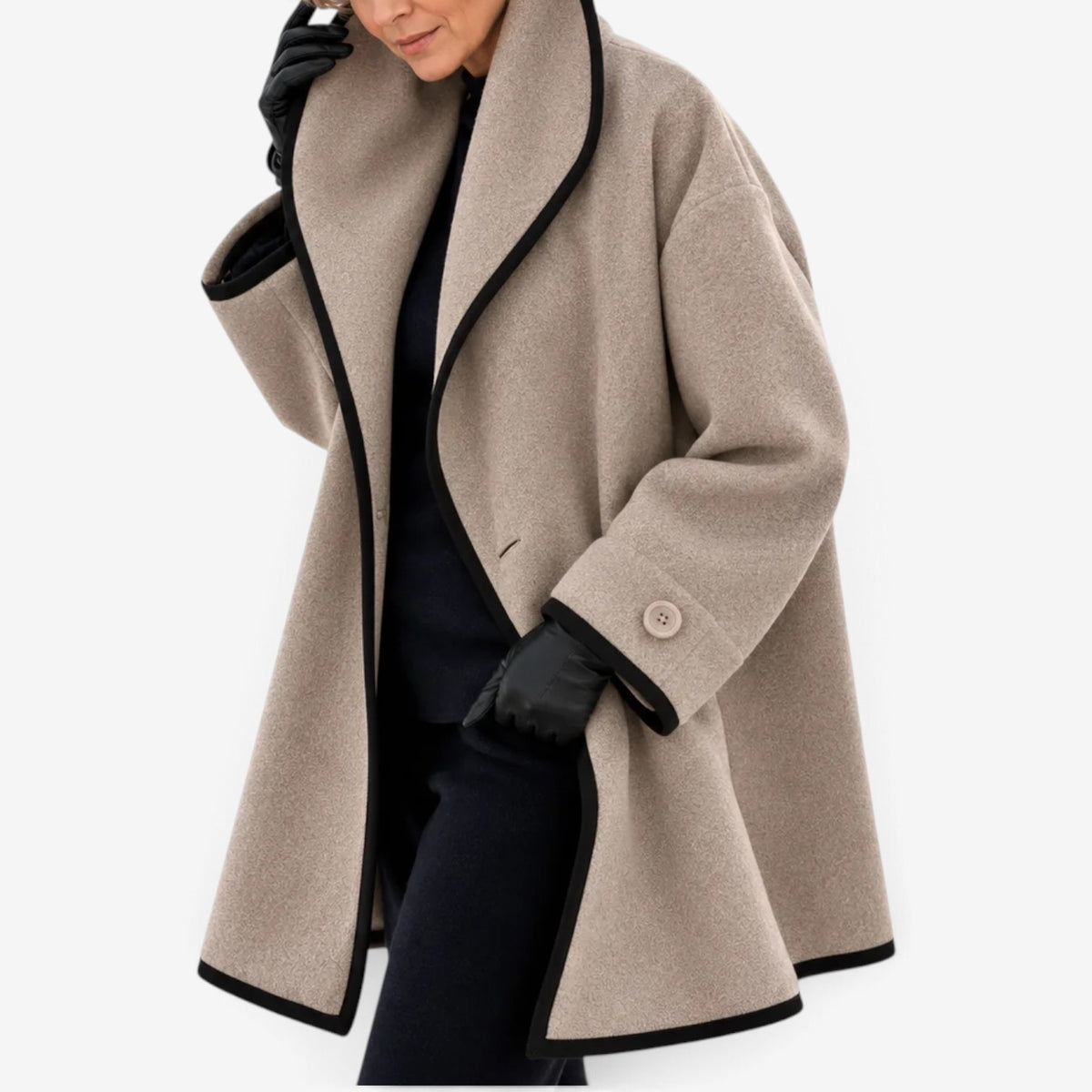 Adele™ Draped Wrap Coat