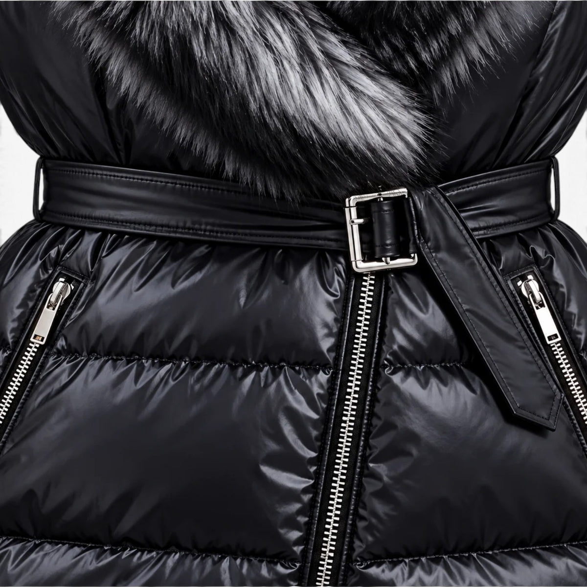 Natalia™ Quilted Fur-Trim Winter Jacket
