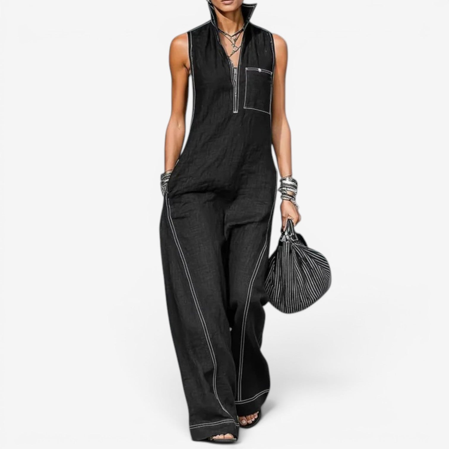 Tanya™ Sleeveless jumpsuit