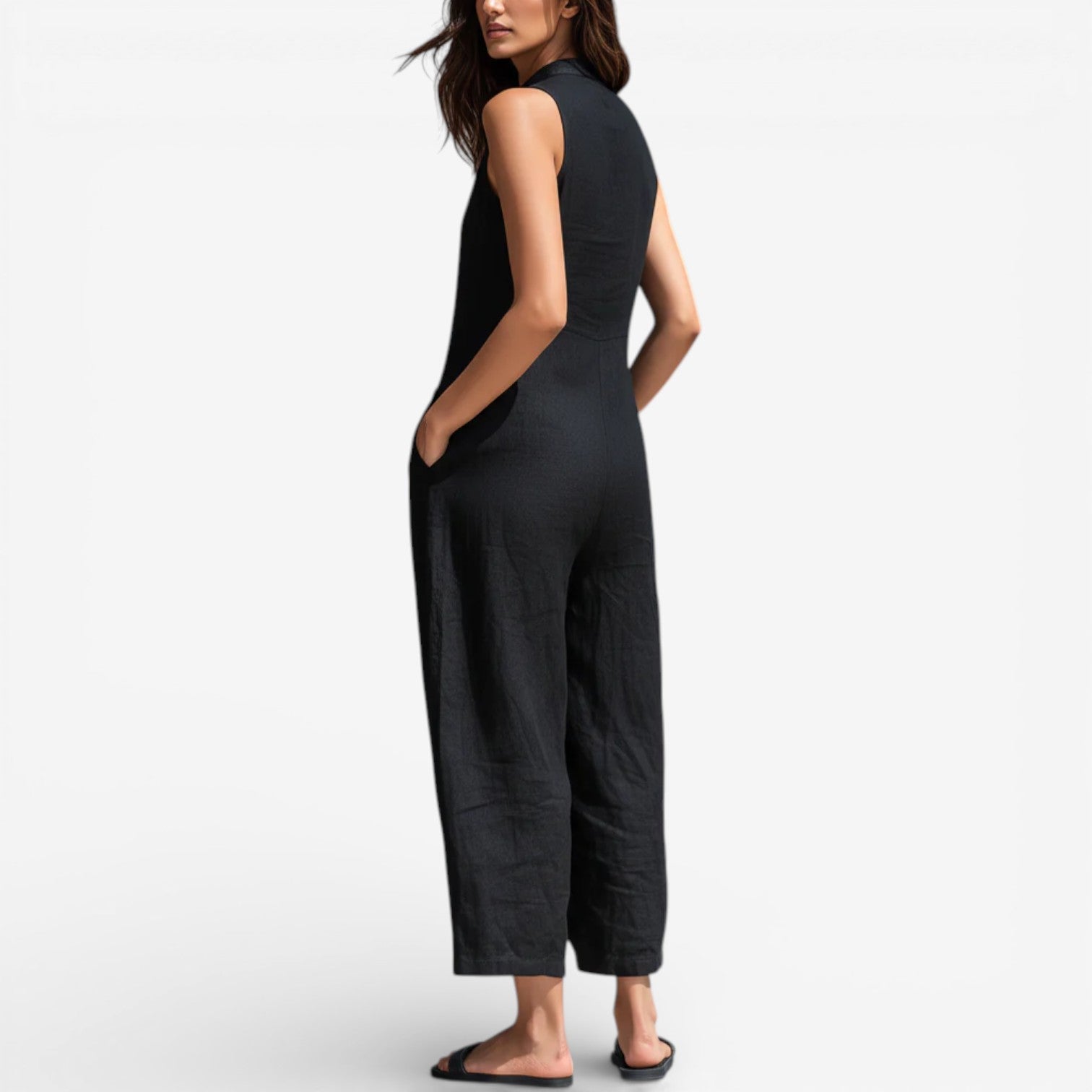 Adoracion™ Linen Wide-Leg Jumpsuit