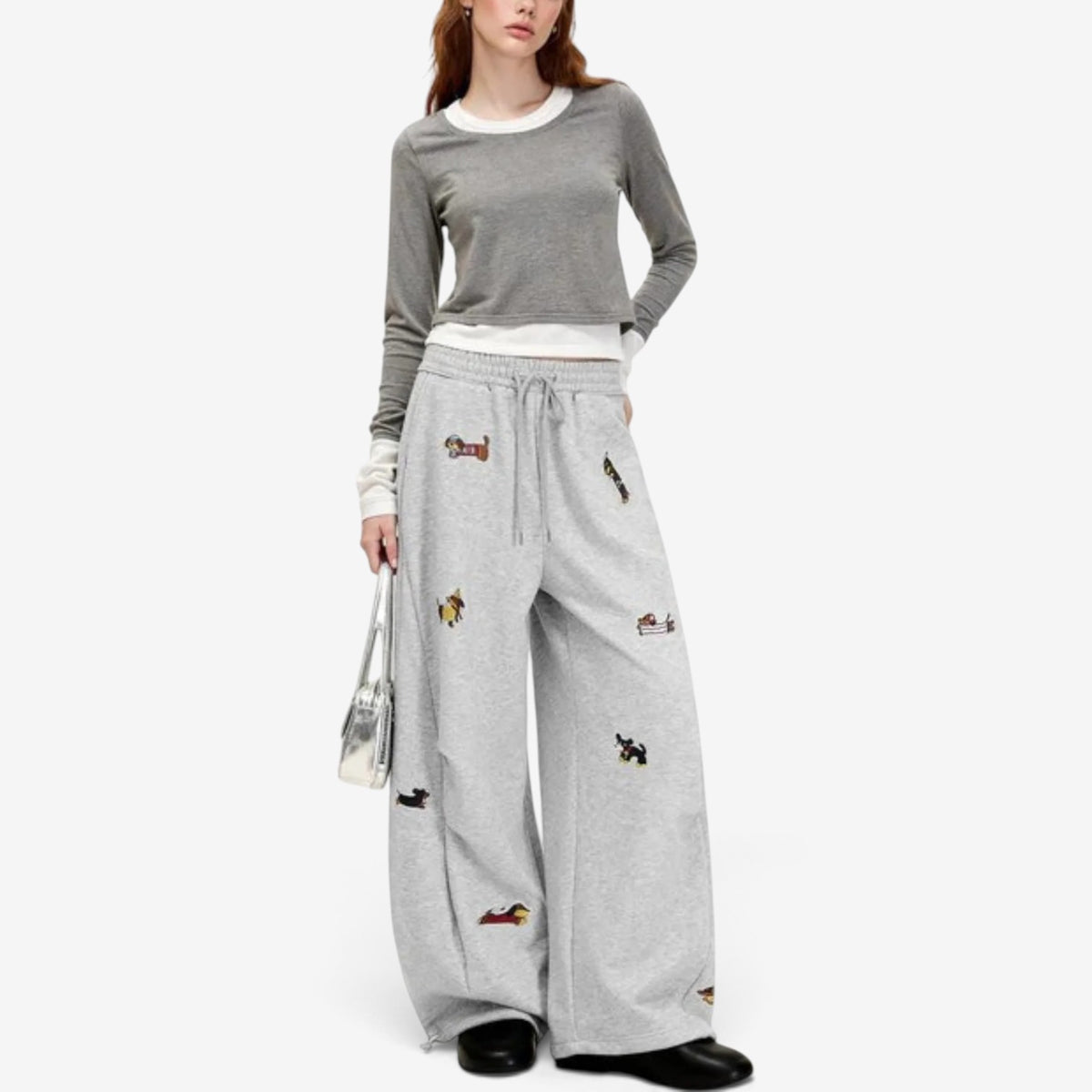 Margot™ Embroidered Wide-Leg Pants