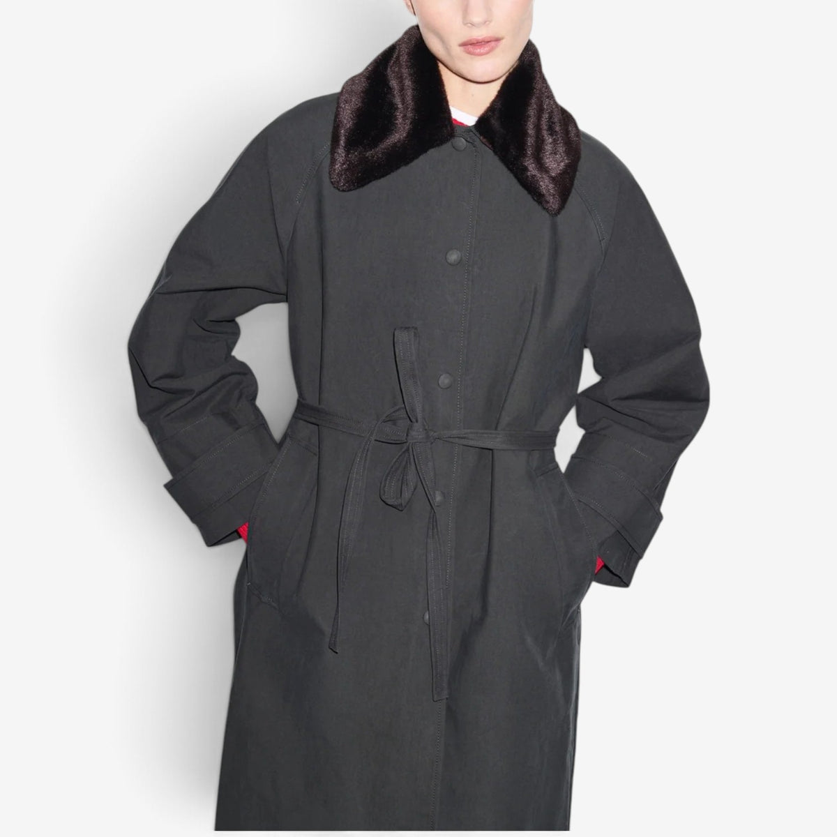 Henriette™ Oversized Belted Overcoat