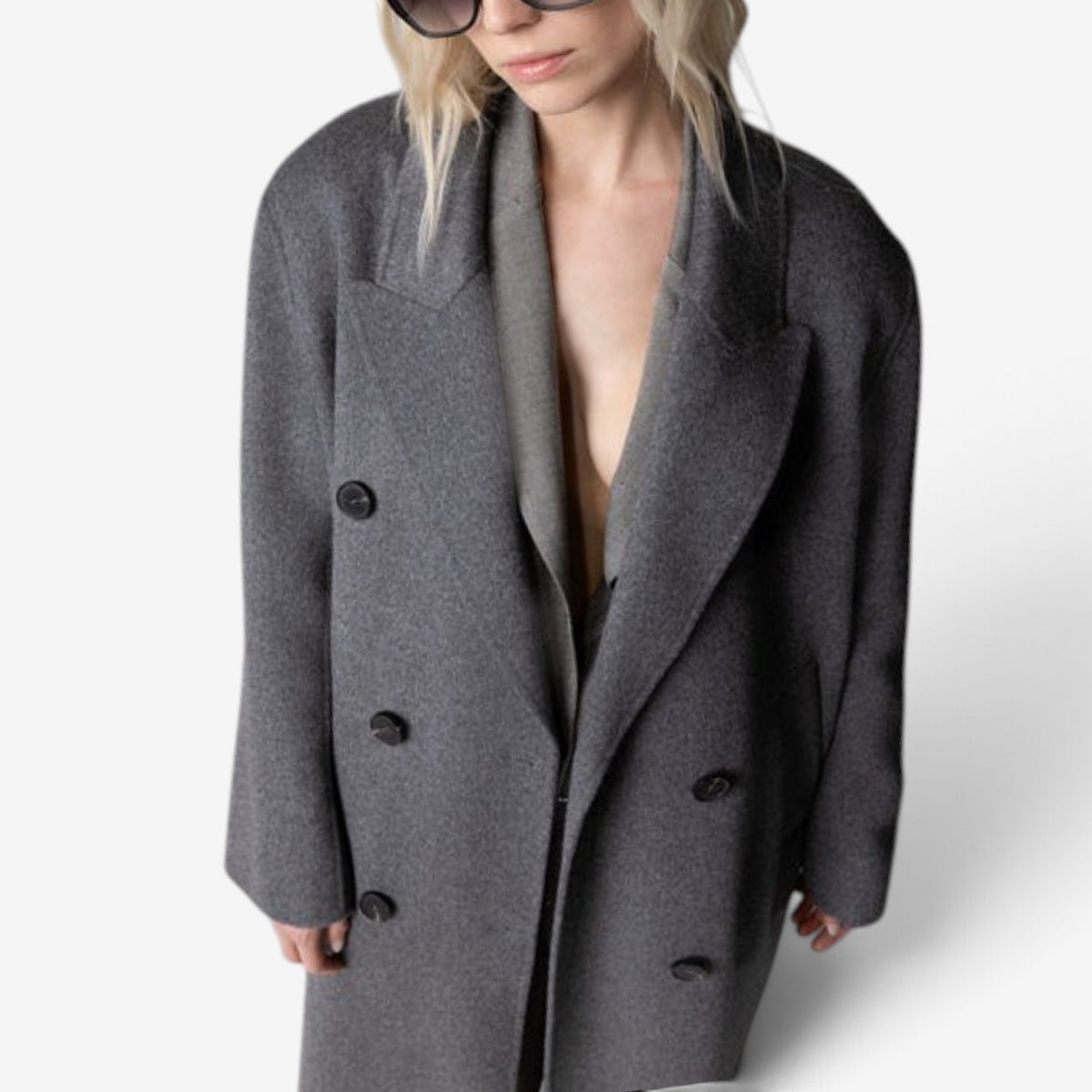 Monroe™ Double-Breasted Wool Coat