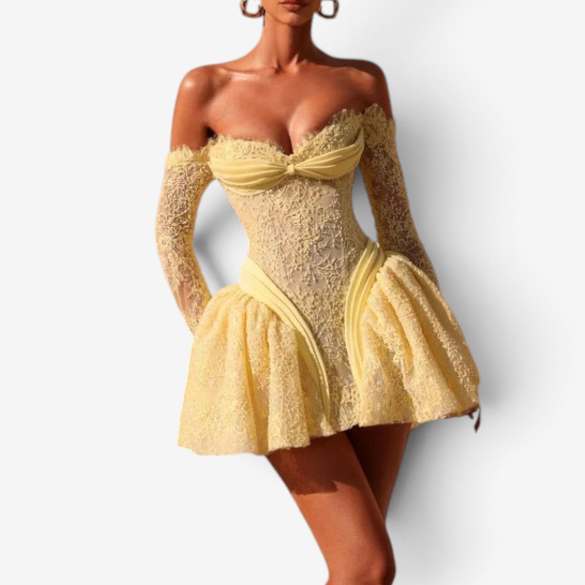 Taliyah™ Draped corset mini dress
