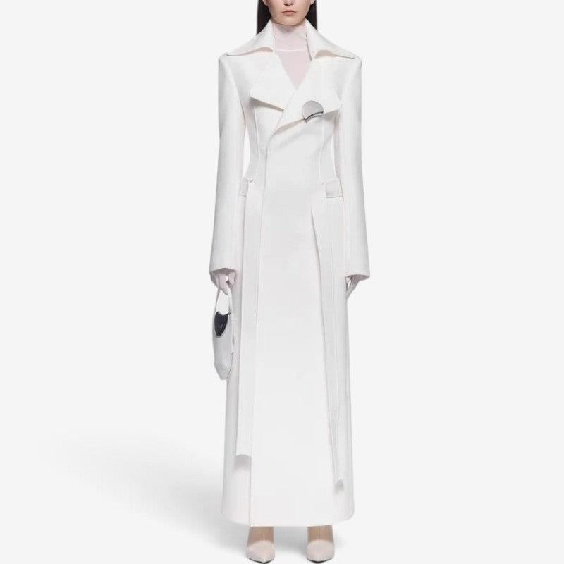 Martina™ Tailored trench maxi coat